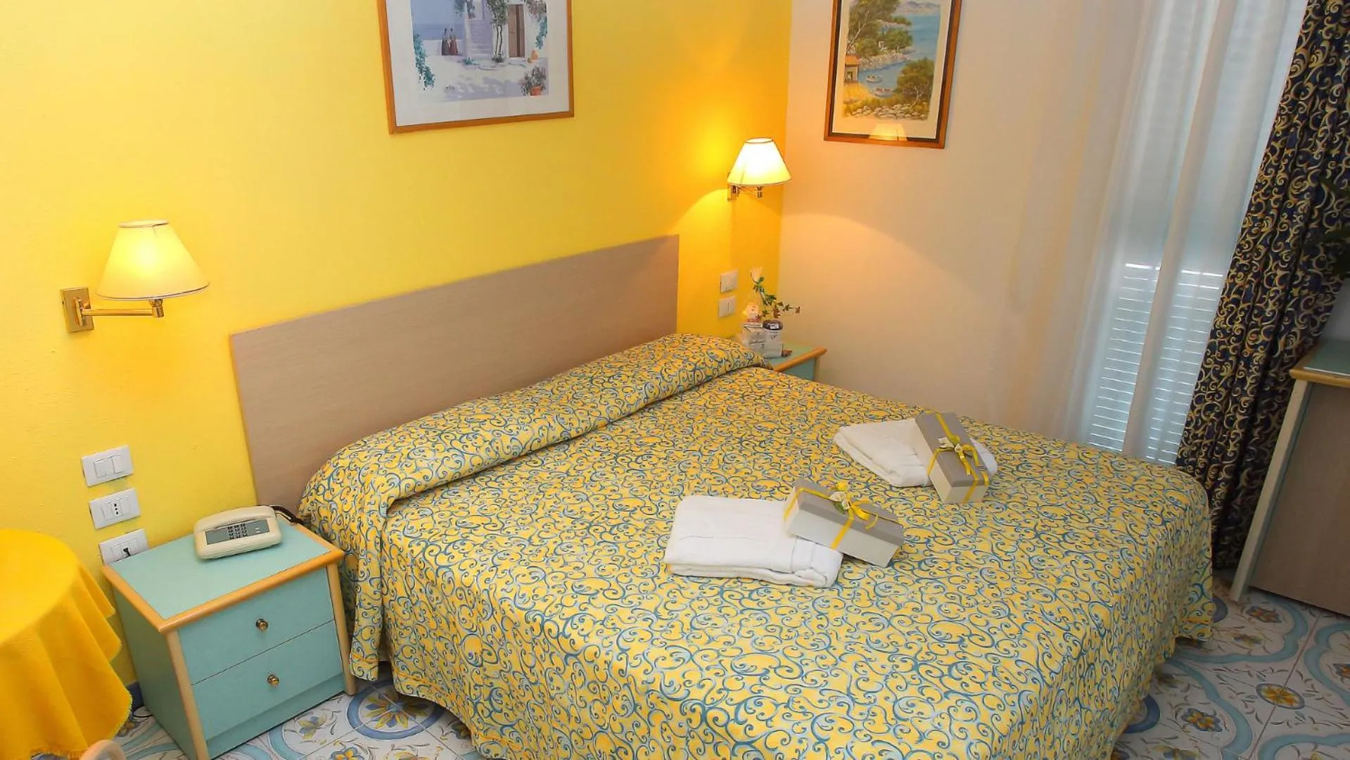 Bed in Hotel Solemare Beach & Beauty SPA