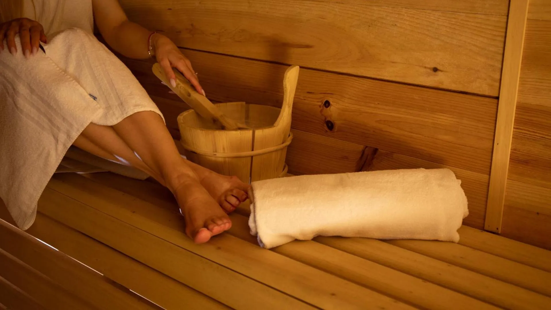 Sauna in Hotel Solemare Beach & Beauty SPA