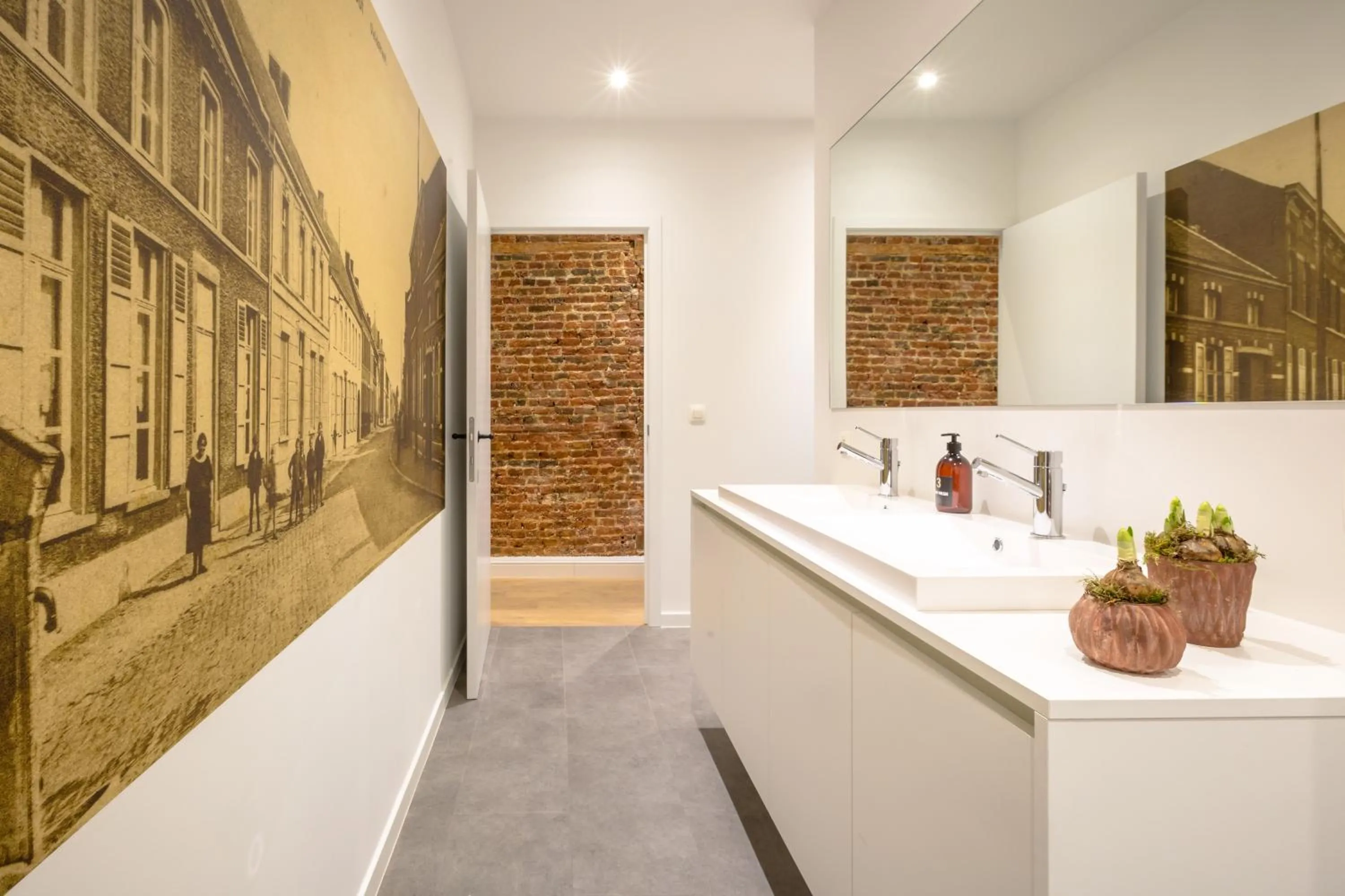 Shower in Logement Den Beer