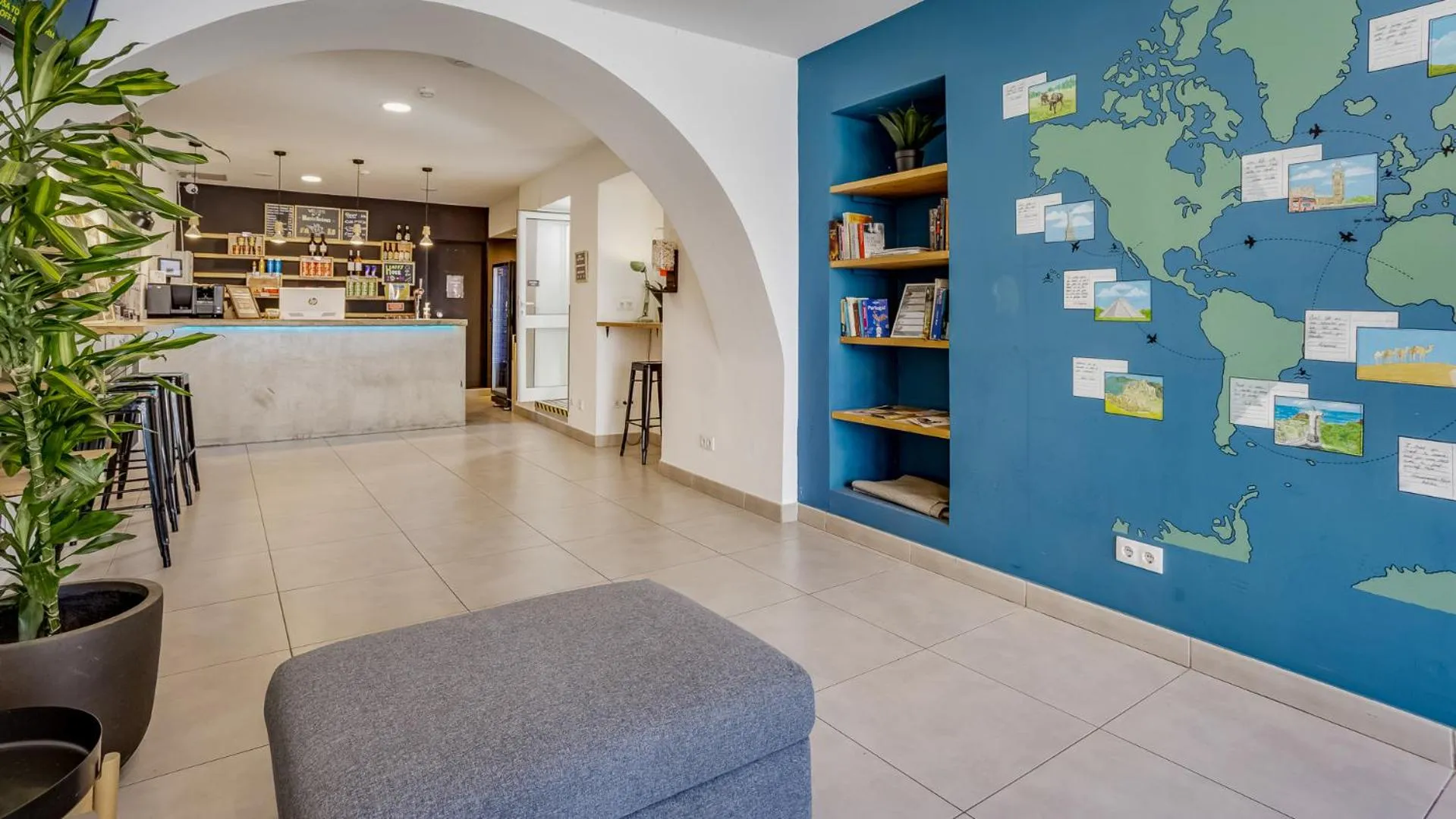 Lobby or reception in Hostellicious