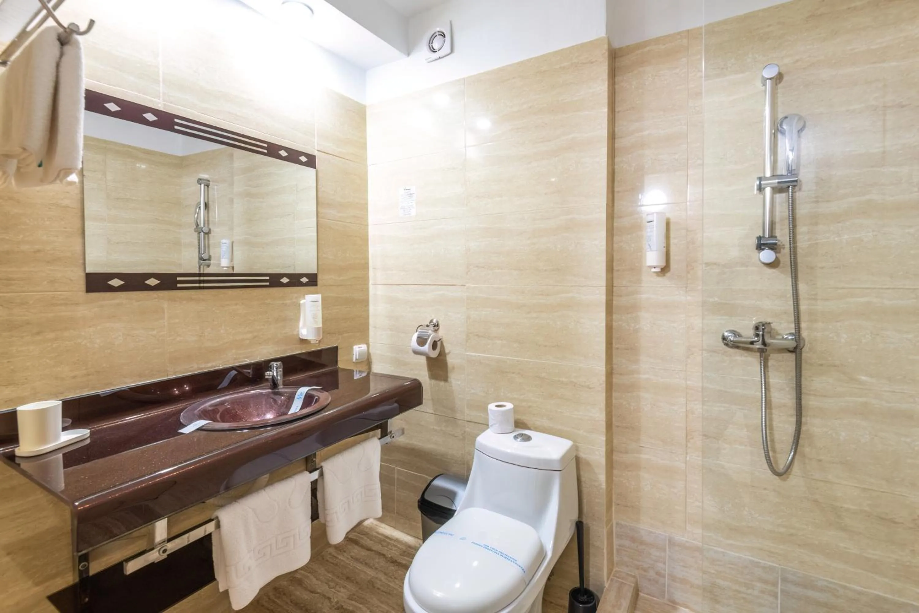 Shower in Hotel Recif