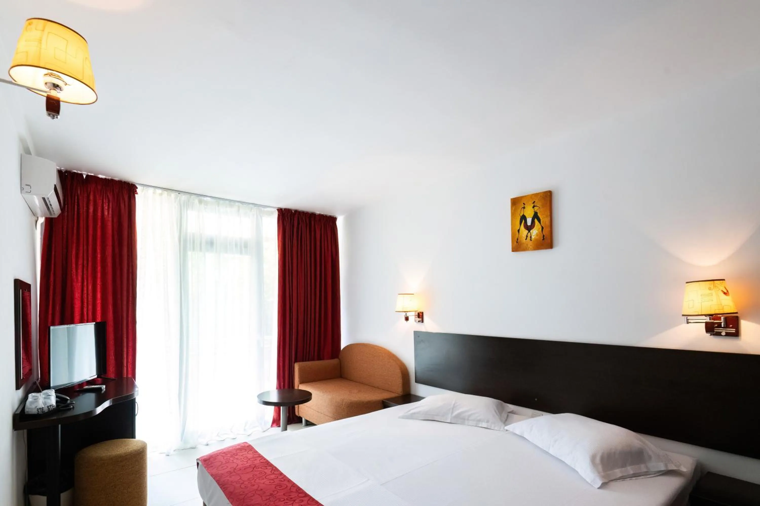 Bed in Hotel Recif