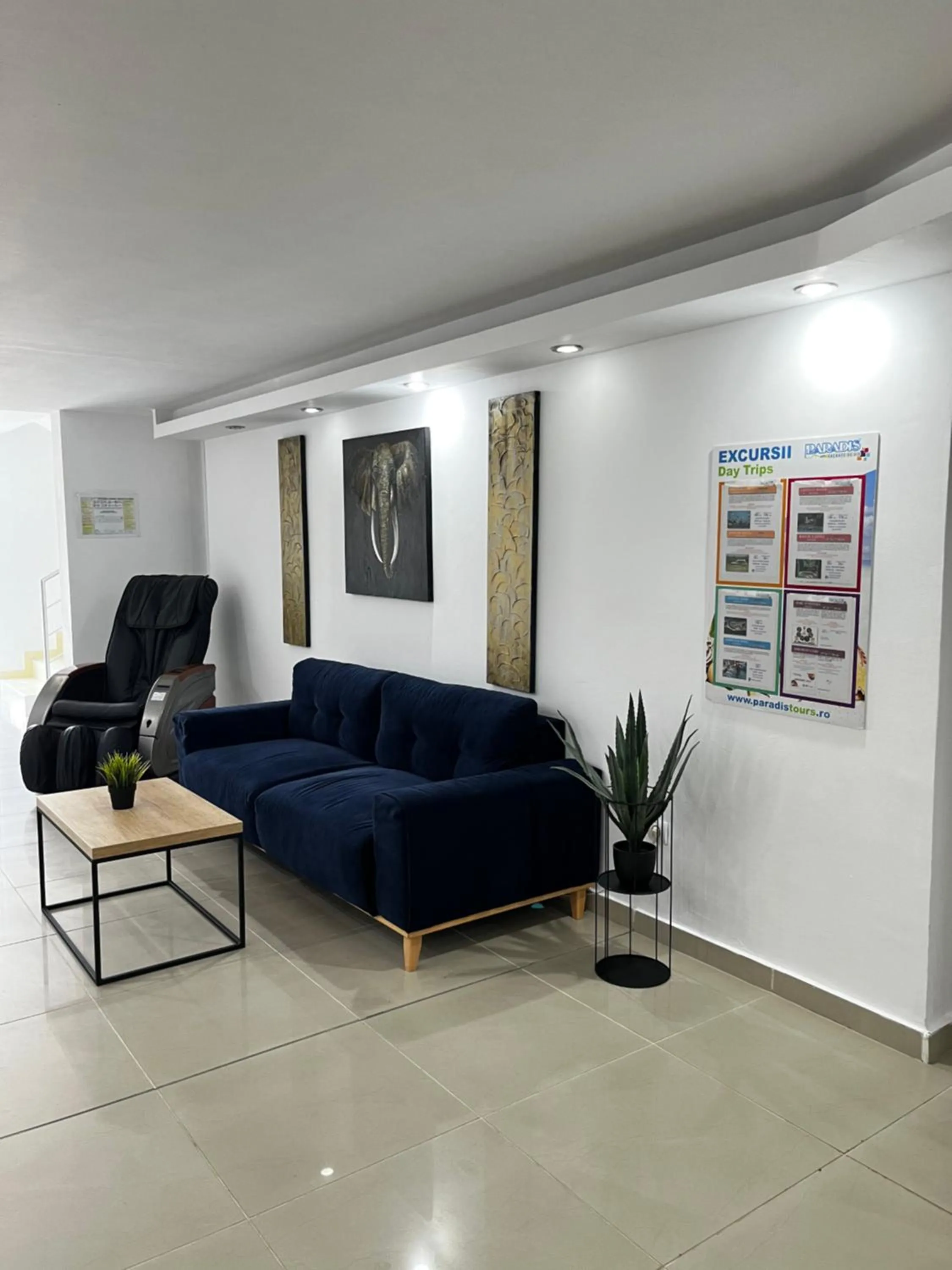 Seating area in Hotel Recif