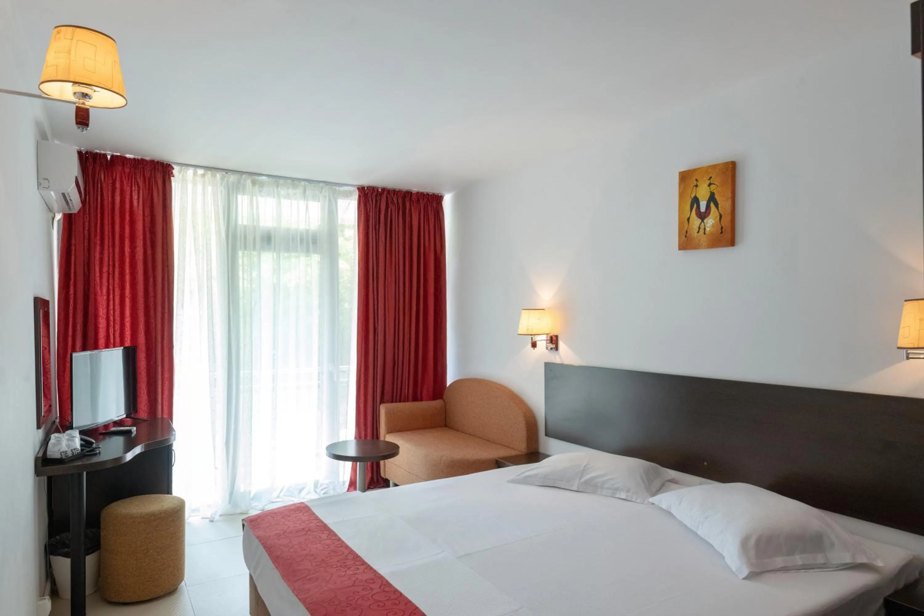 Bed in Hotel Recif