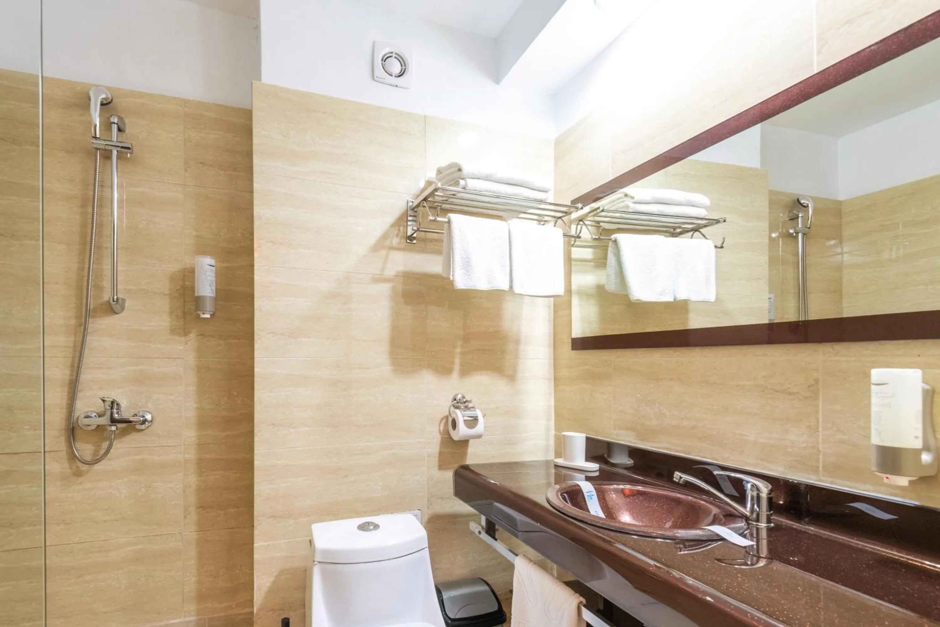 Shower in Hotel Recif