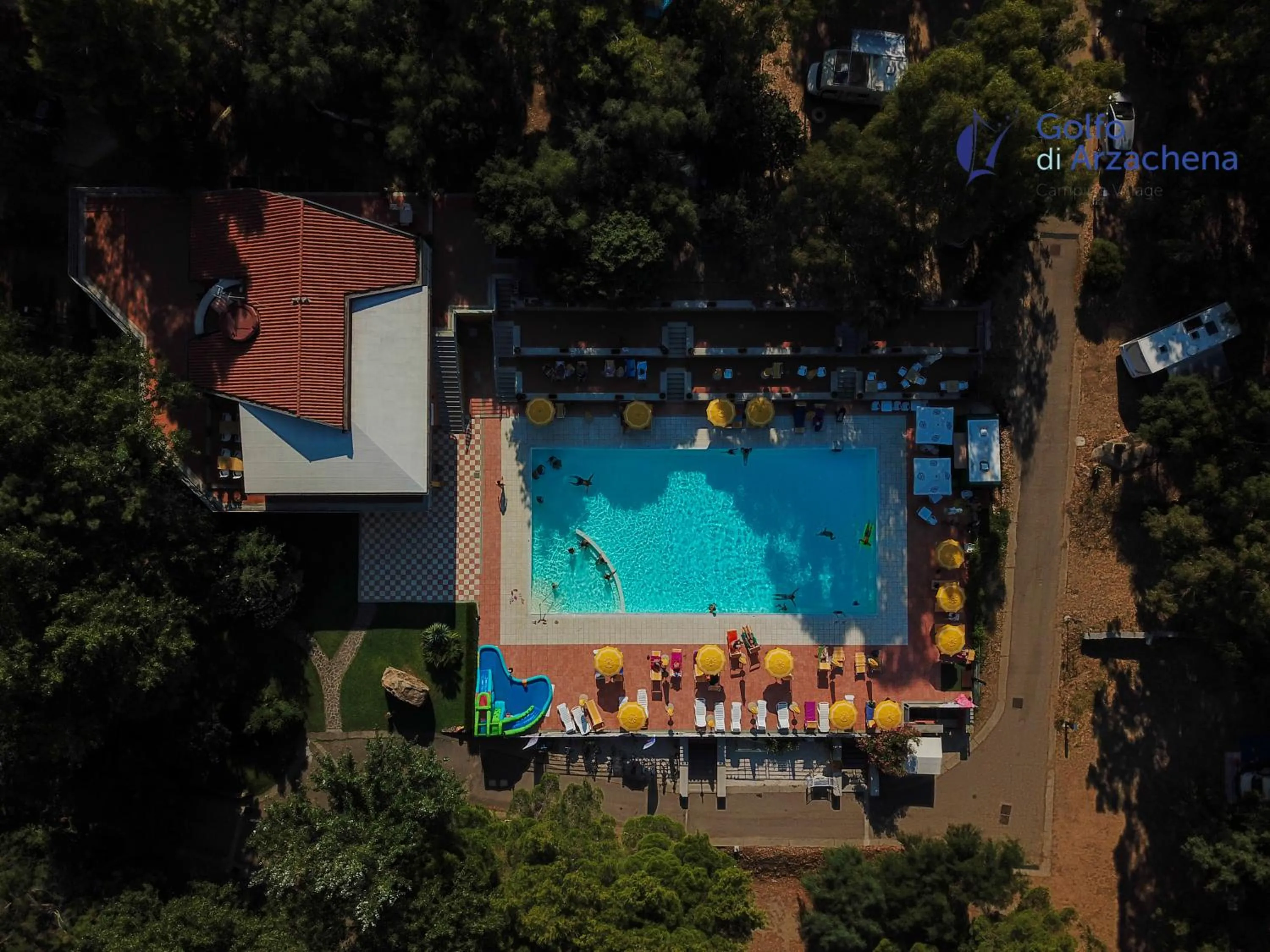 Bird's eye view in Villaggio Camping Golfo di Arzachena