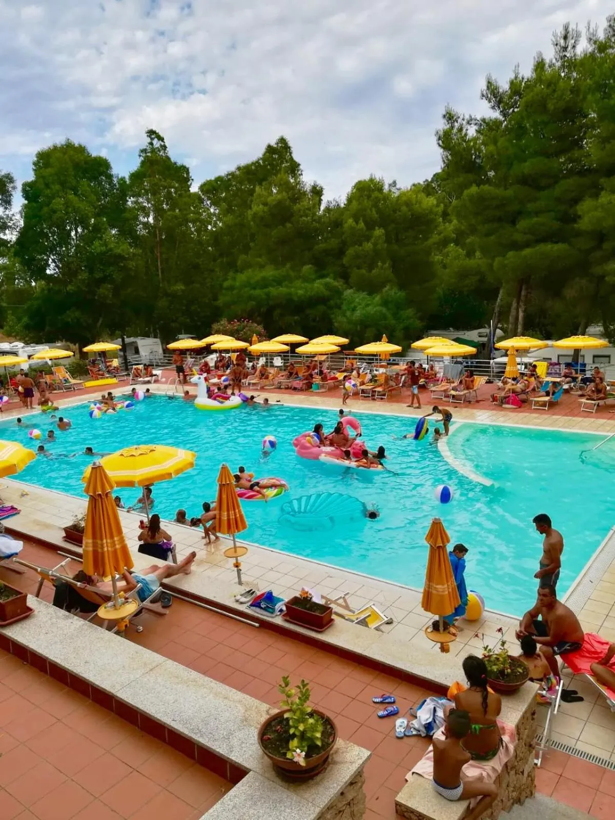 Pool view in Villaggio Camping Golfo di Arzachena