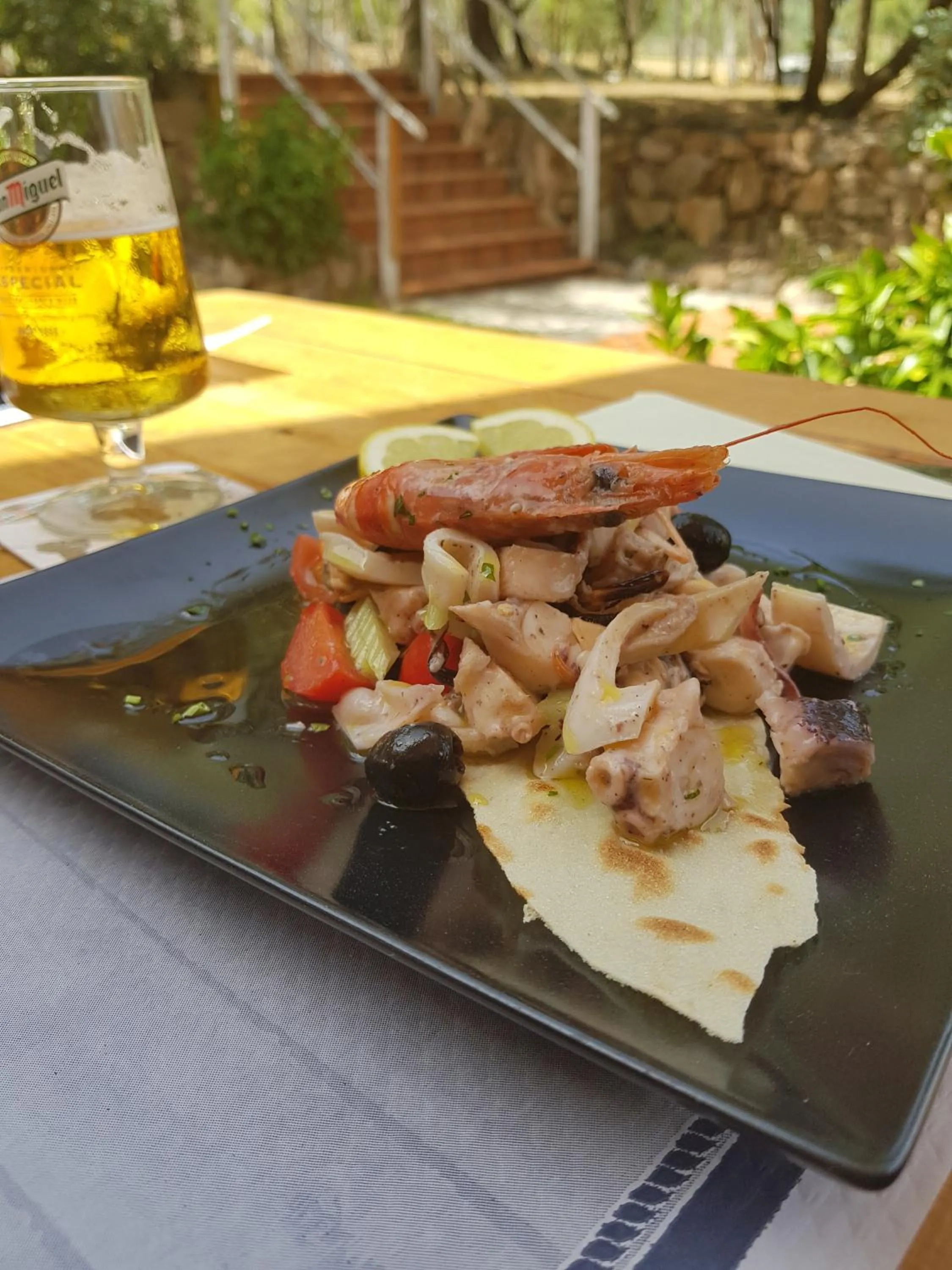 Food and drinks in Villaggio Camping Golfo di Arzachena