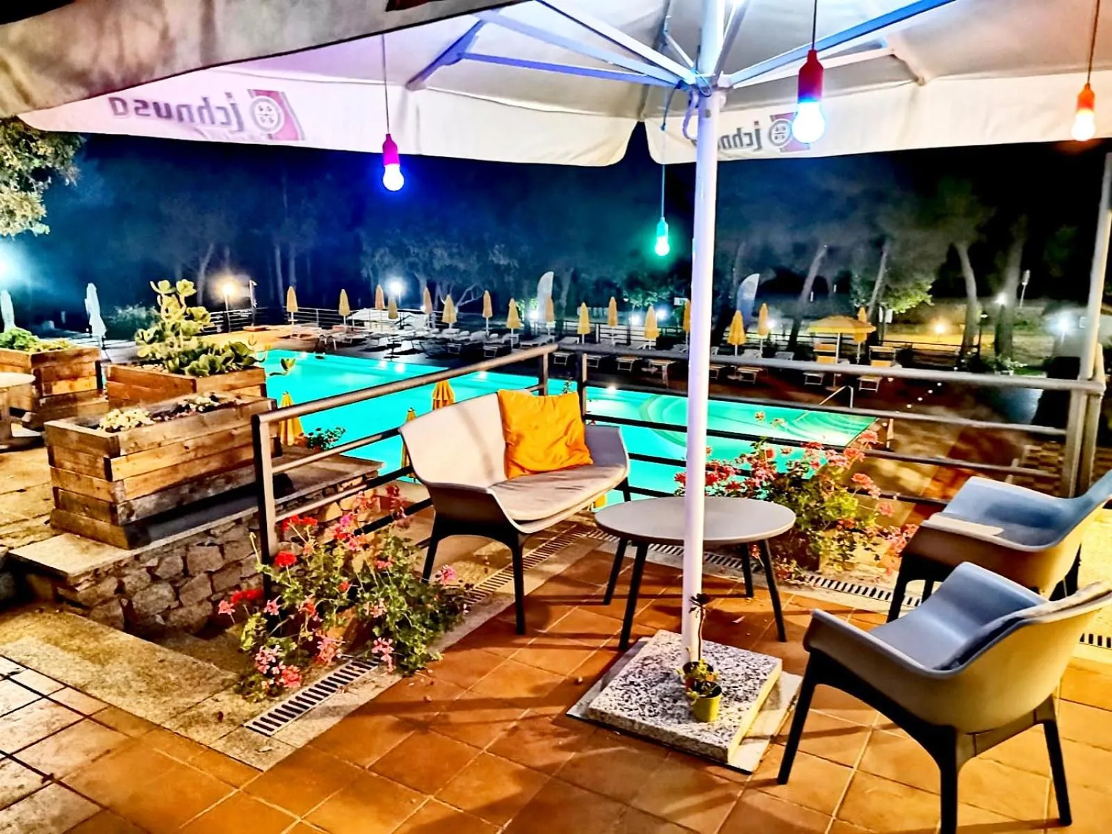 Pool view in Villaggio Camping Golfo di Arzachena