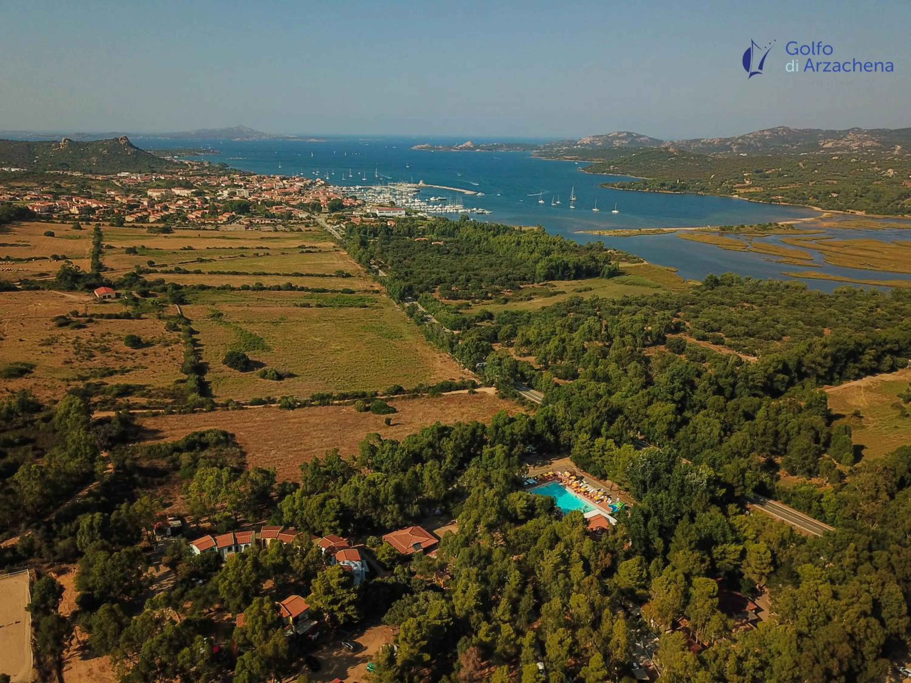 Bird's eye view in Villaggio Camping Golfo di Arzachena