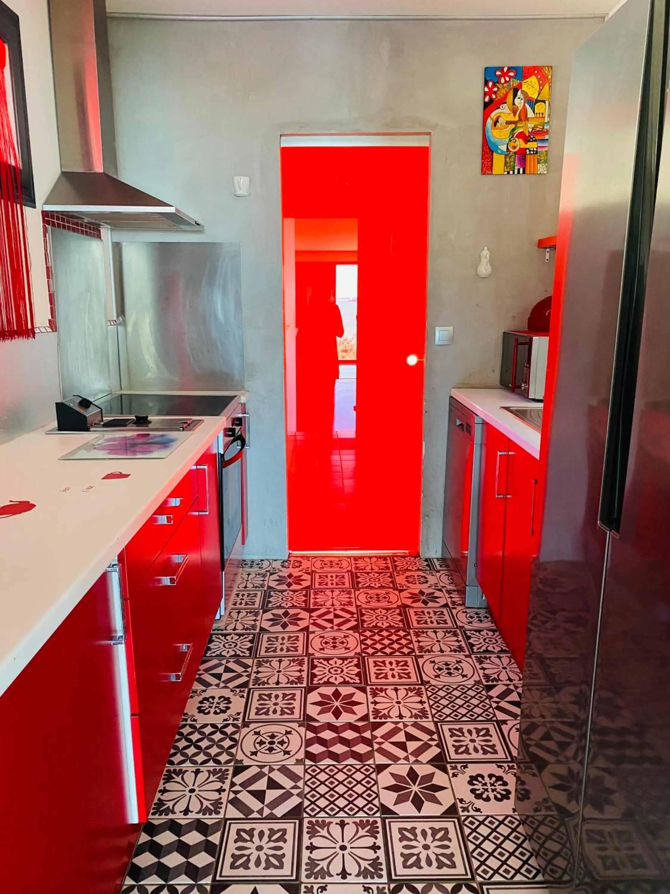 Kitchen or kitchenette in Villa le dauphin Meschers 4 étoiles vu Mer