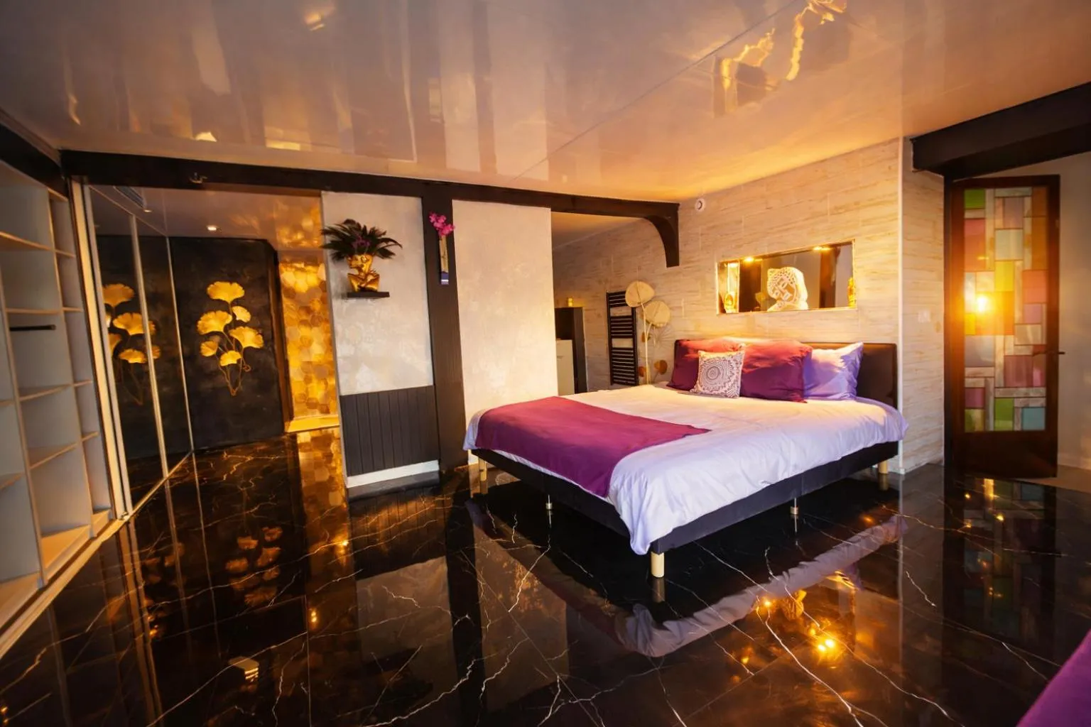 Bed in Villa le dauphin Meschers 4 étoiles vu Mer