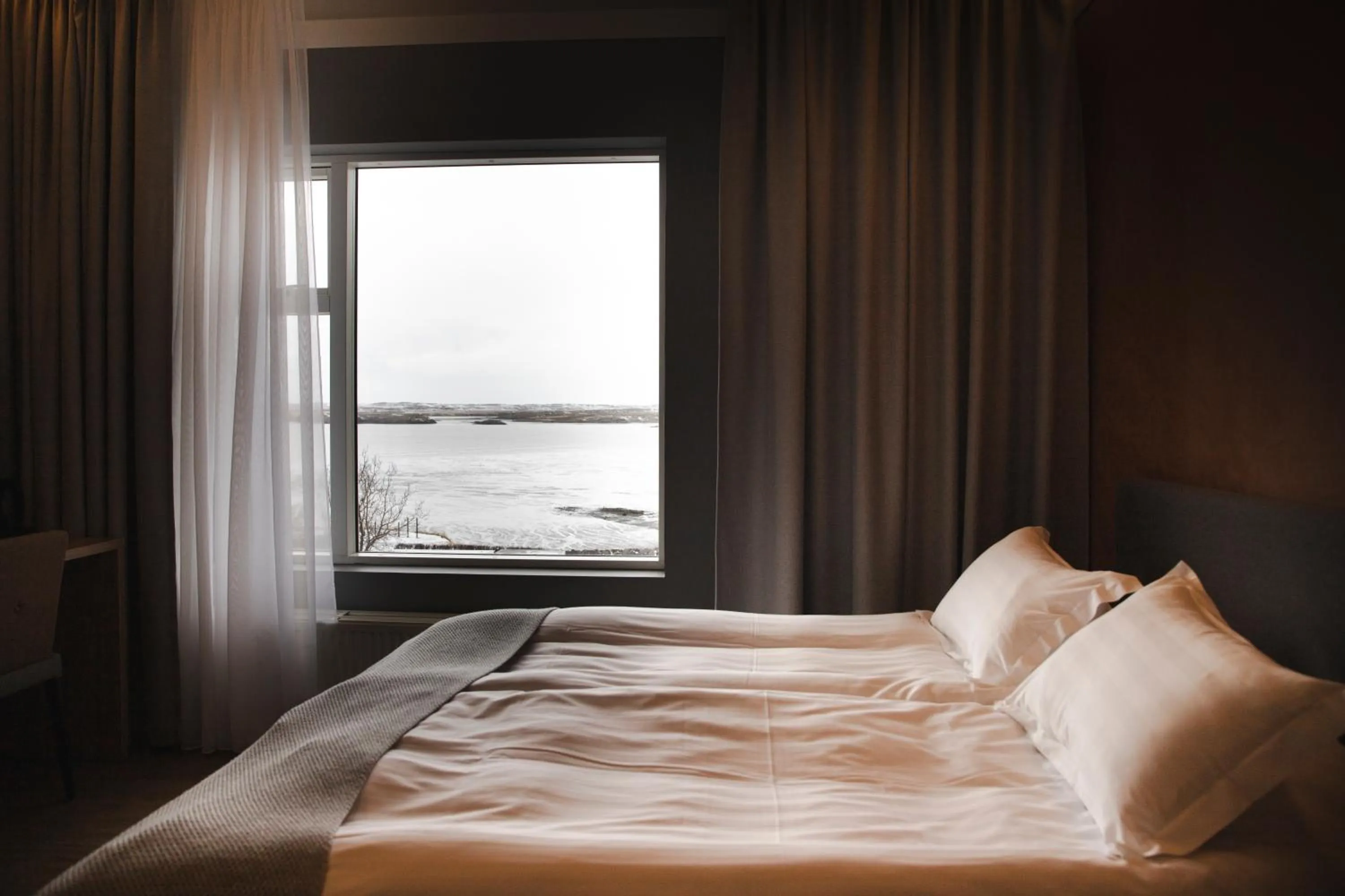 Bedroom, Bed in Hótel Vesturland