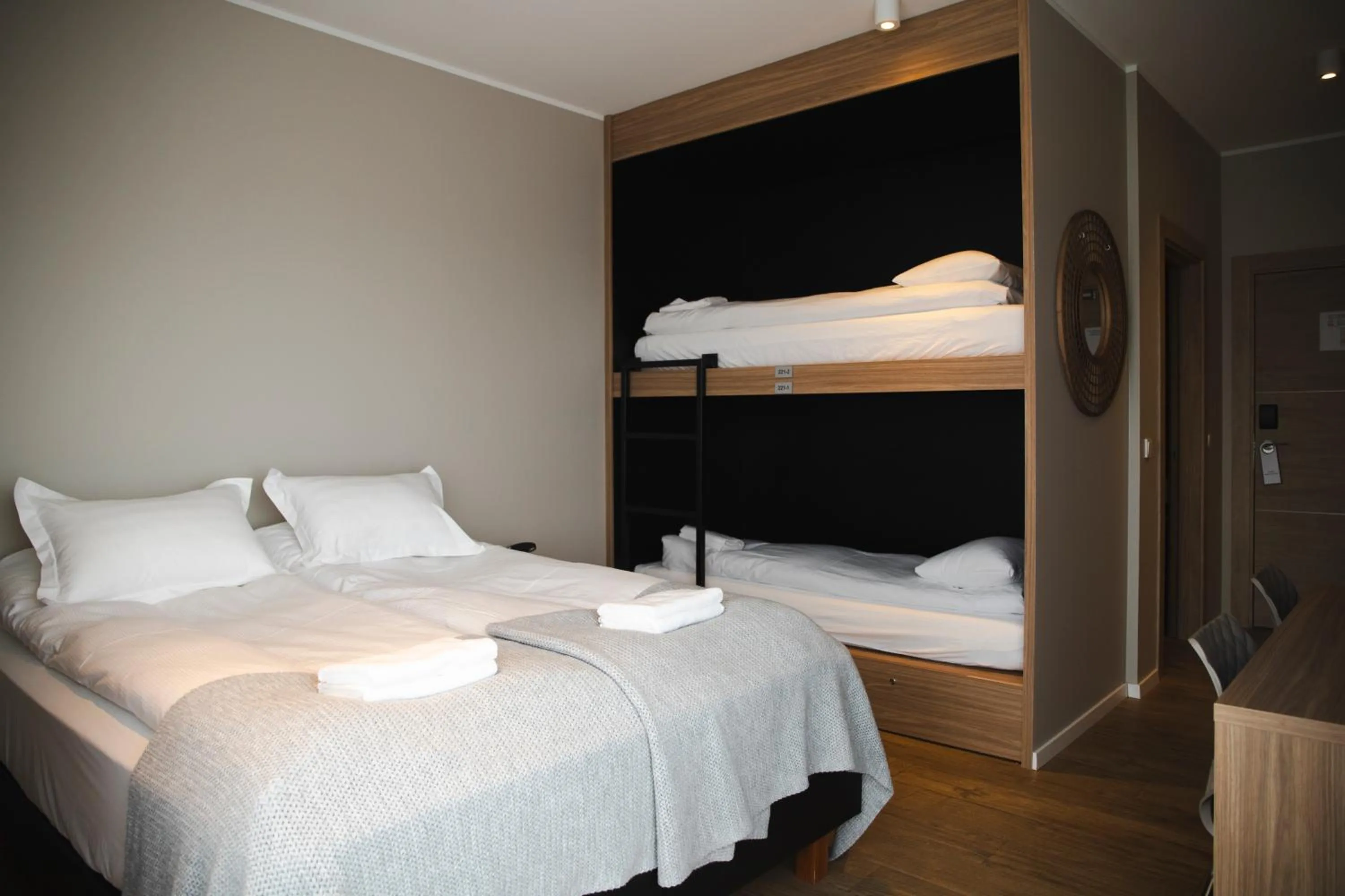 Bed in Hótel Vesturland