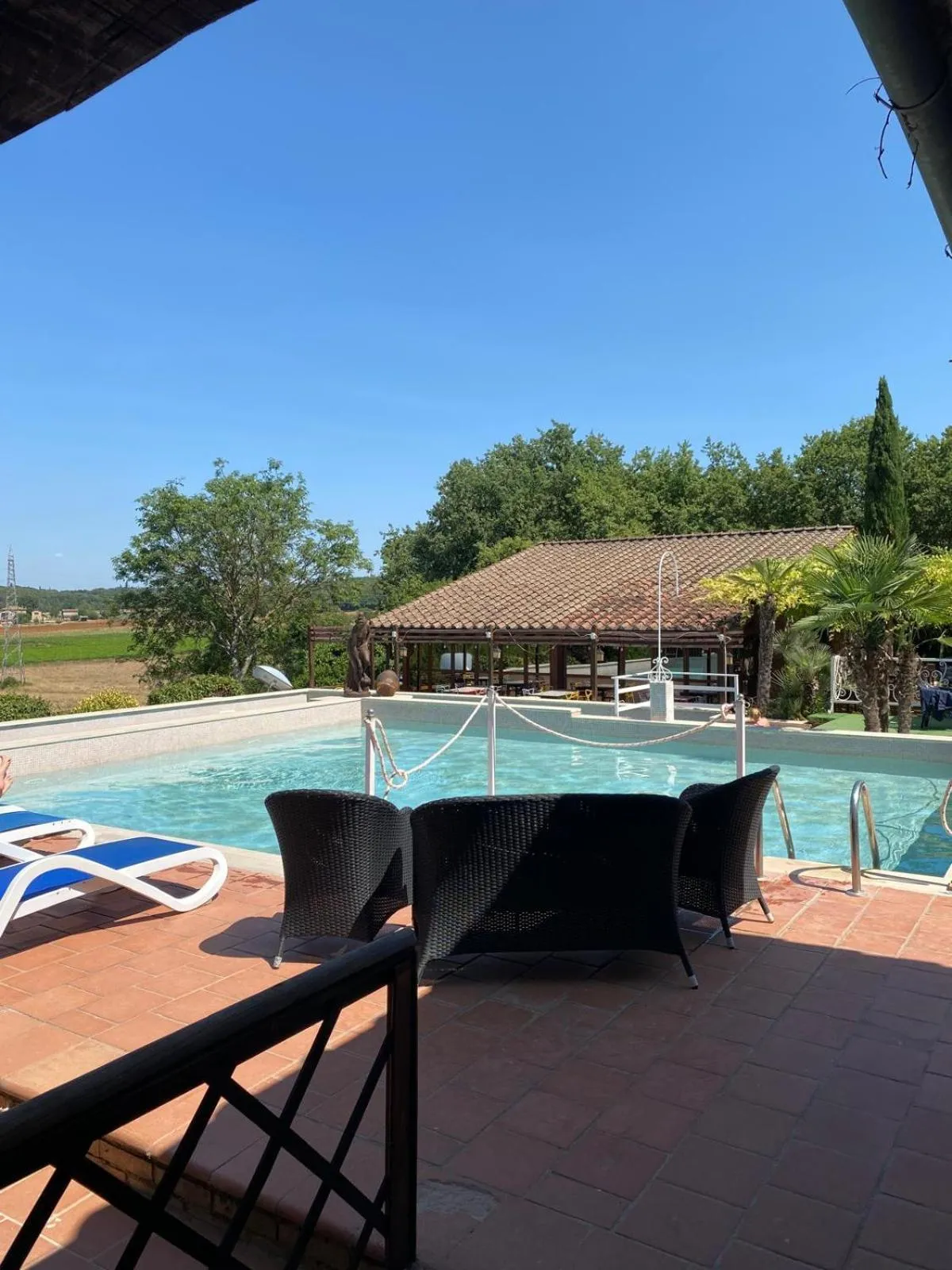 Swimming pool in Hotel Il Pietreto