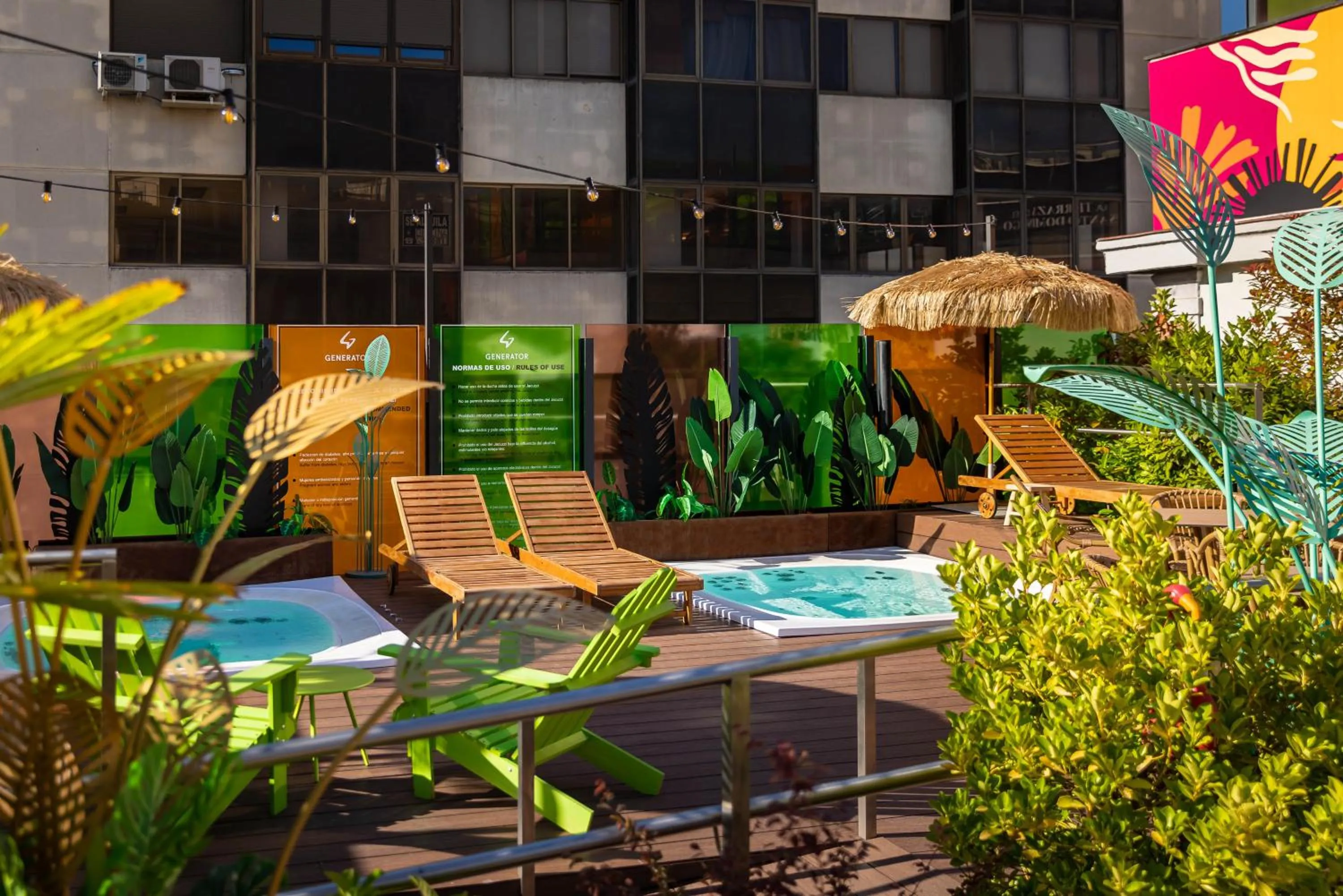 Restaurant/places to eat in Generator Madrid