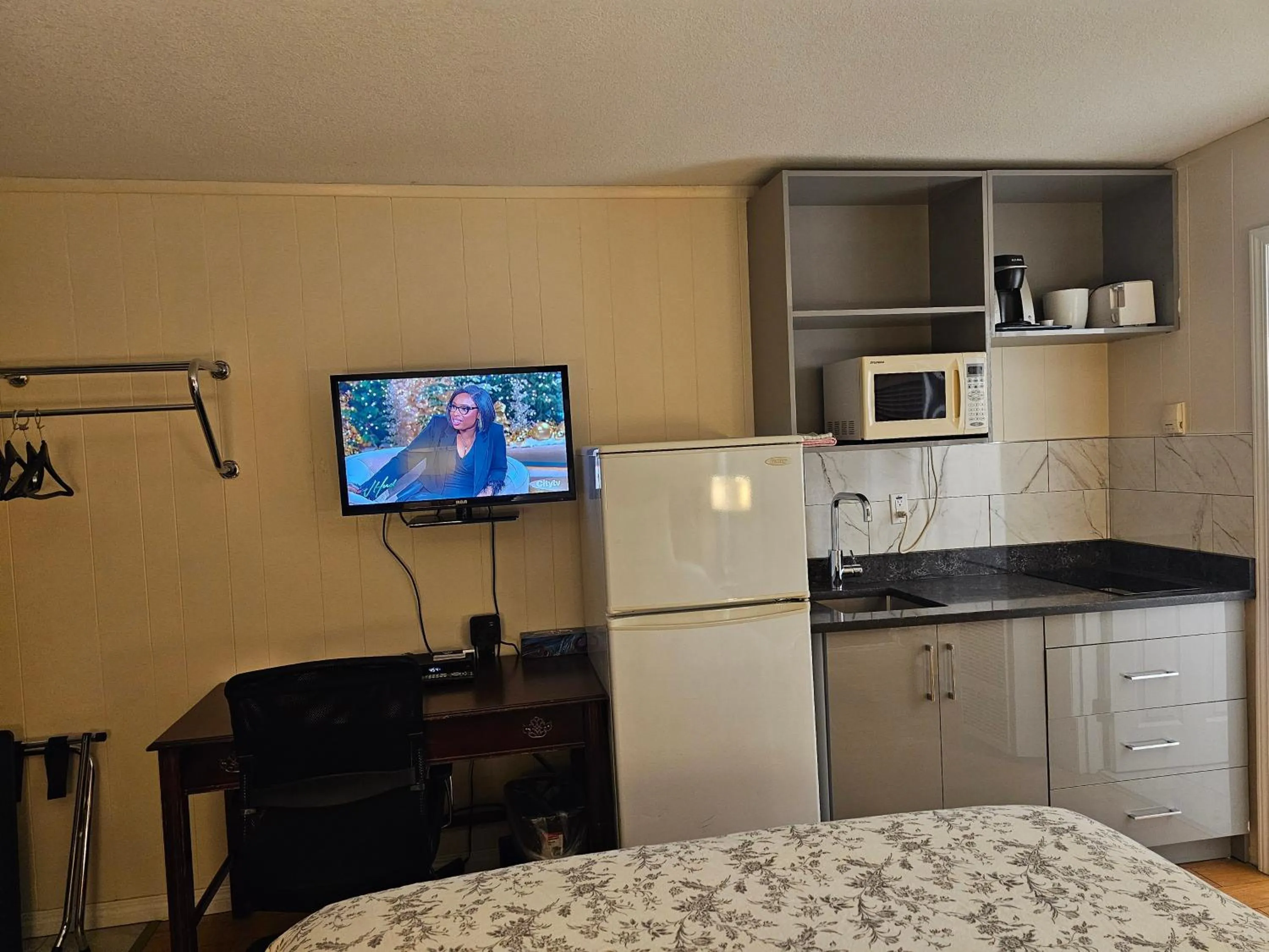Kitchen or kitchenette in Parkway Motel & European Lodges