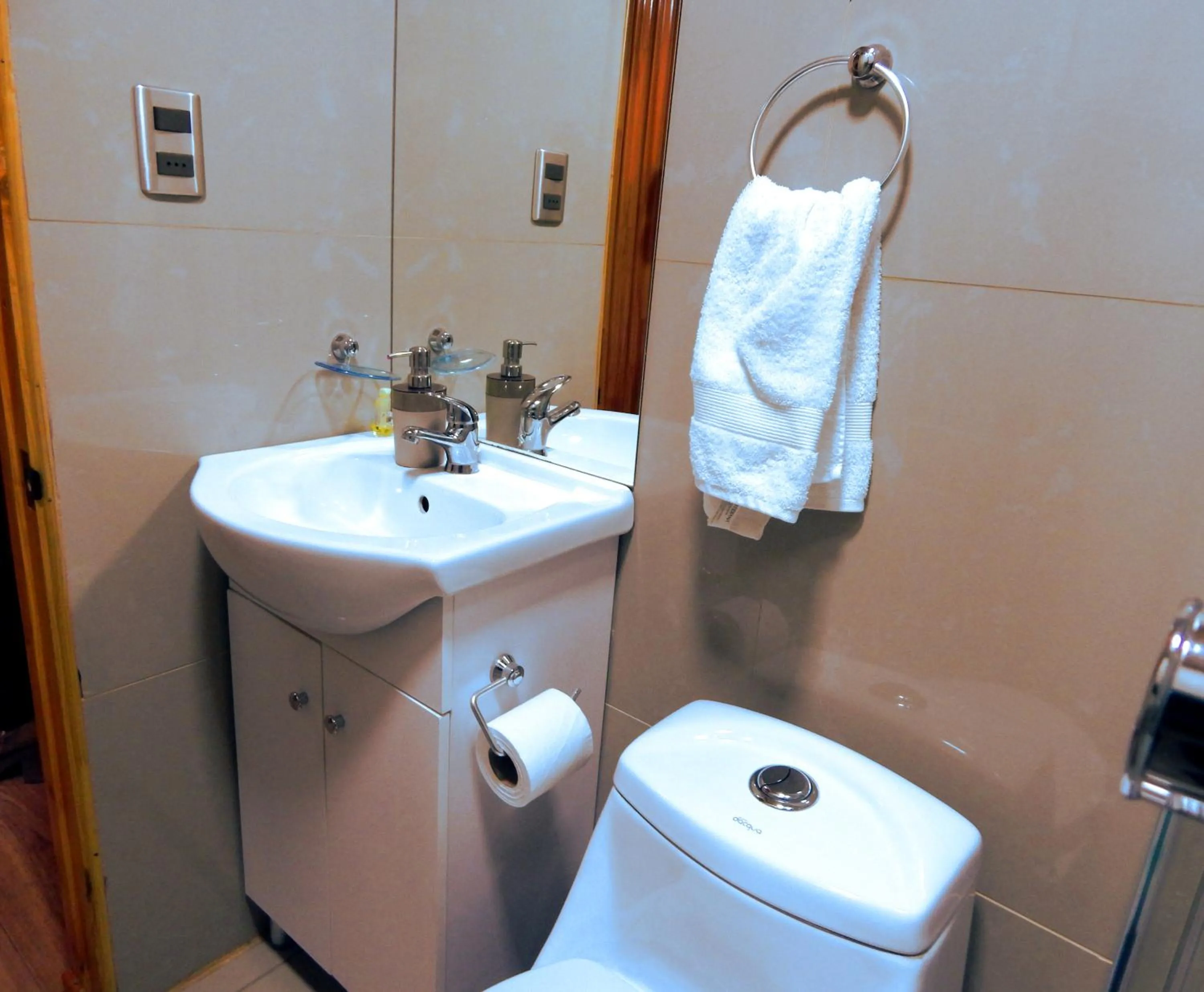 Bathroom in Hostal Plaza Maule