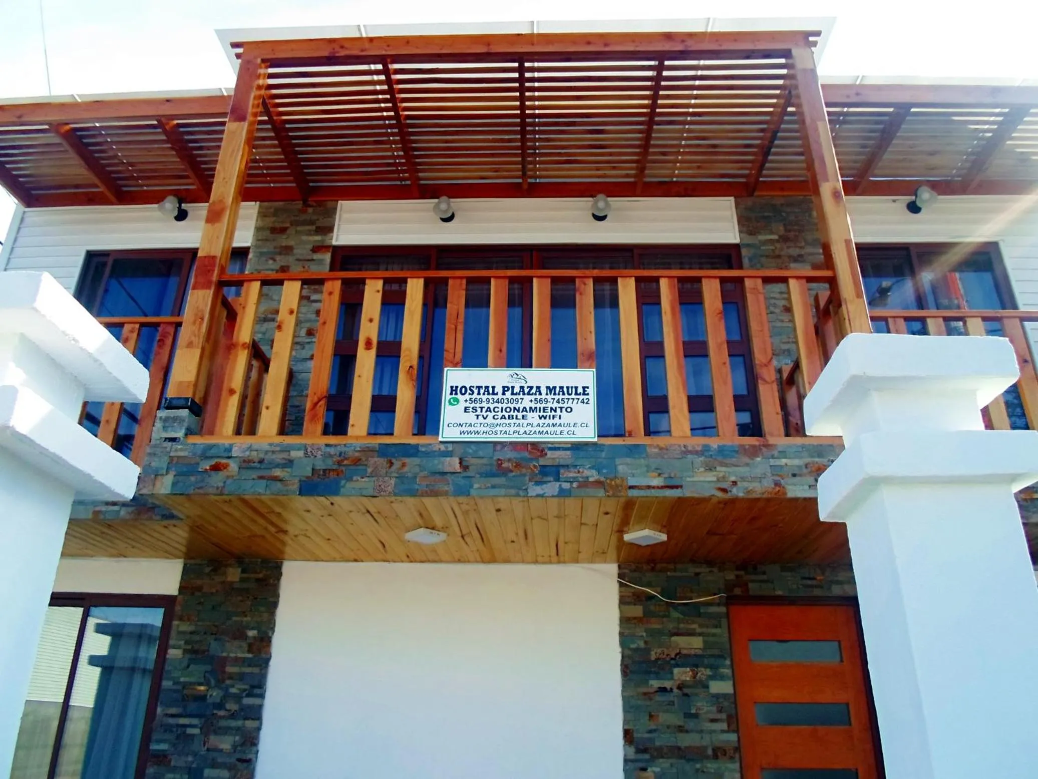 Property building in Hostal Plaza Maule