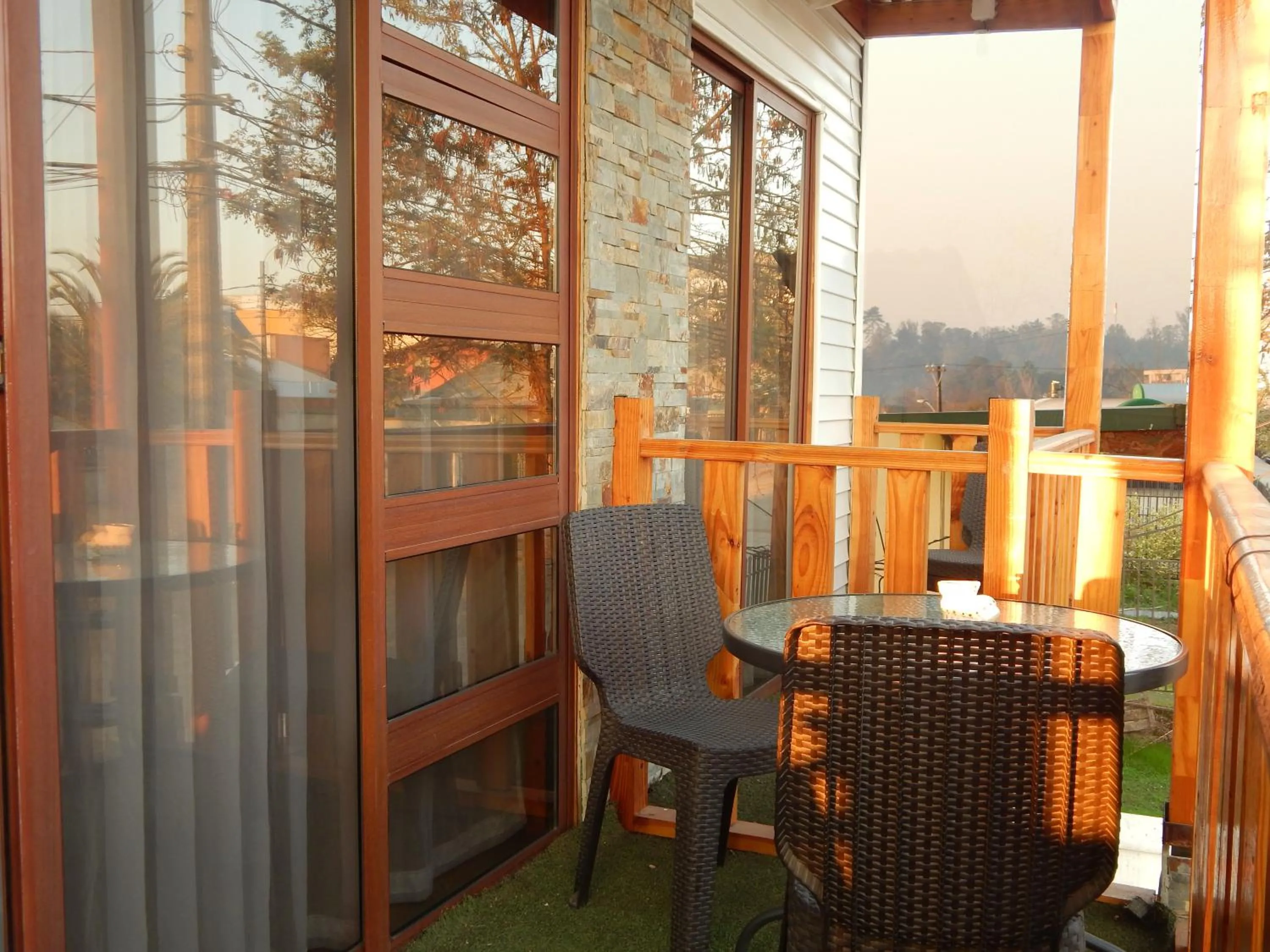 Patio in Hostal Plaza Maule