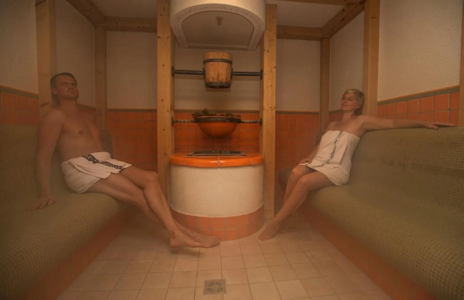 Steam room in Bliem's Familienhotel
