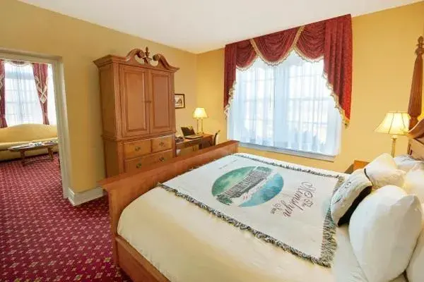 Bed in The Mimslyn Inn Bed in The Mimslyn Inn