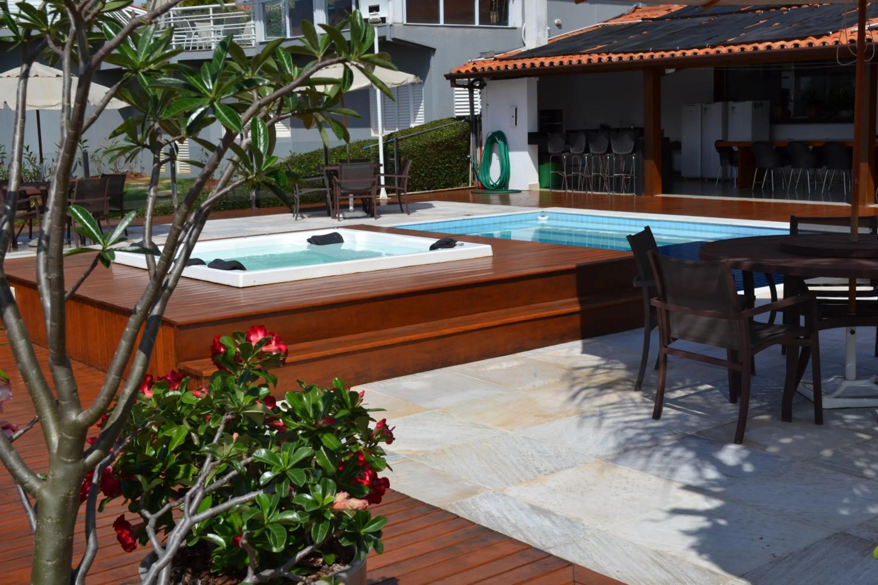 Hot Tub in Pousada Suítes do Lago