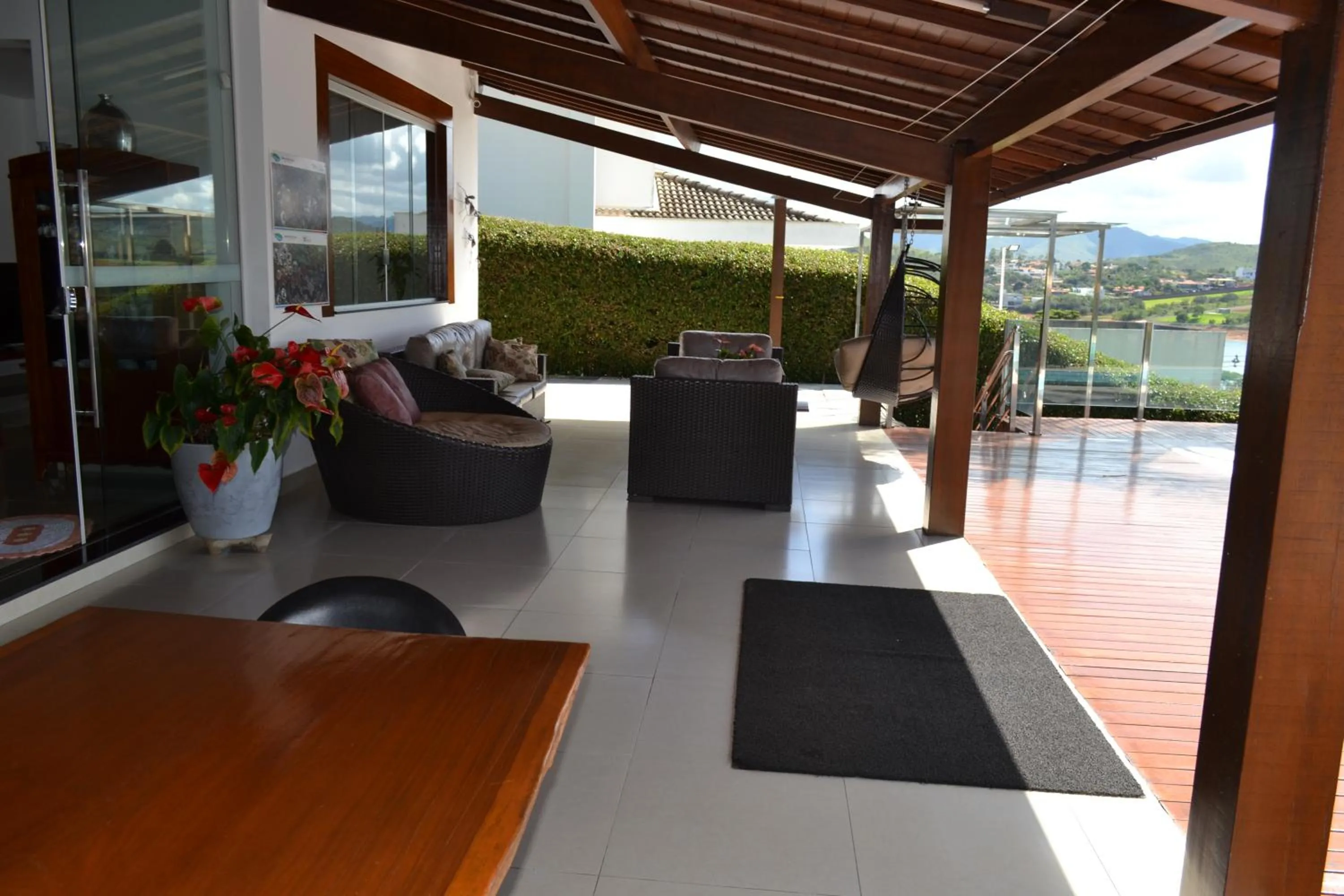 Patio in Pousada Suítes do Lago