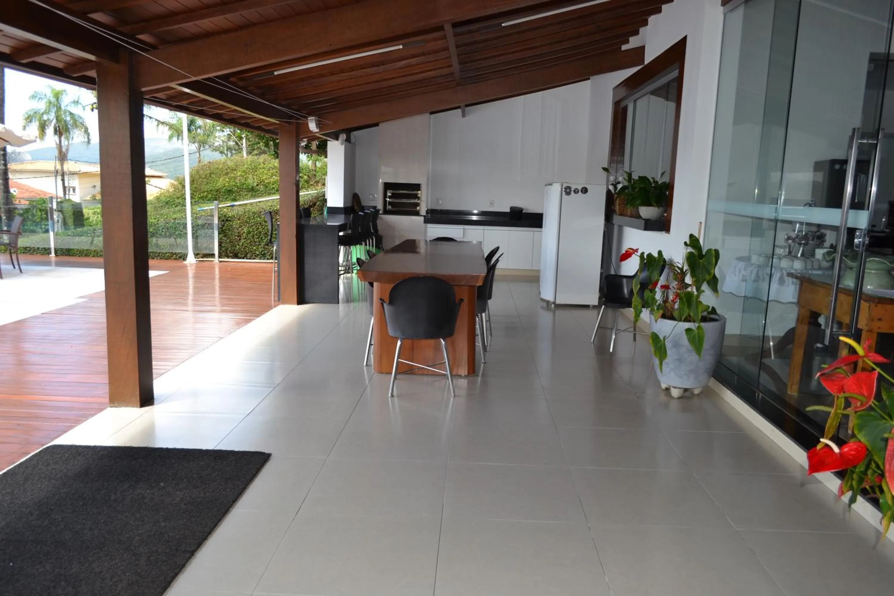 Dining area in Pousada Suítes do Lago