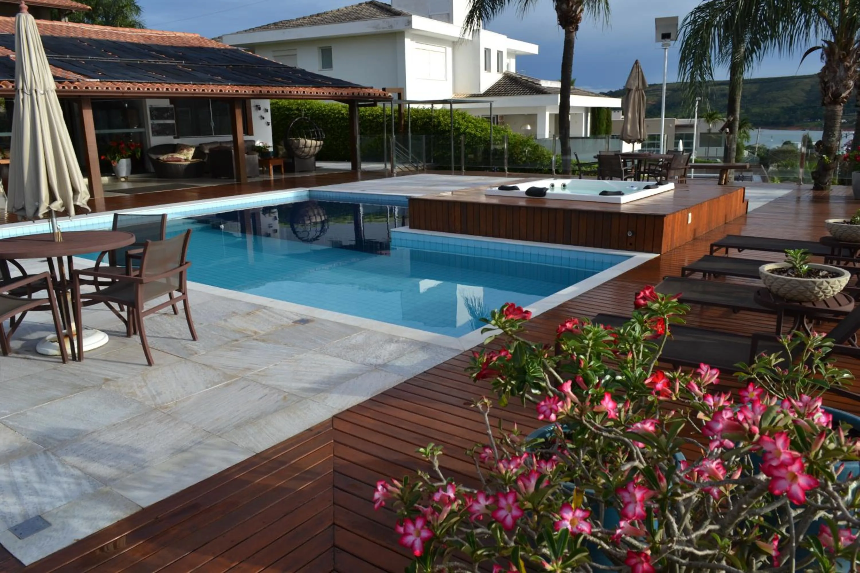 Garden view in Pousada Suítes do Lago