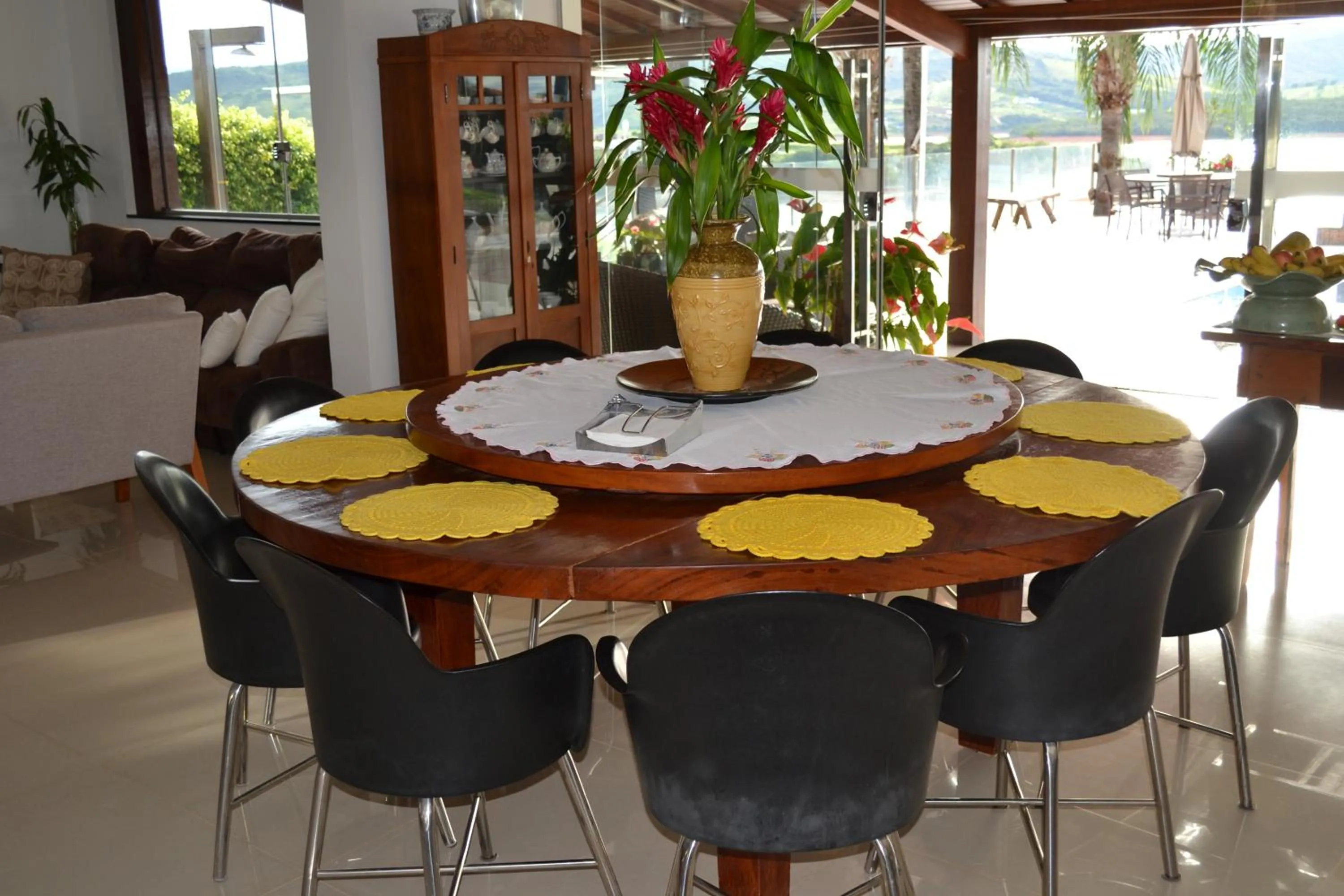 Dining area in Pousada Suítes do Lago