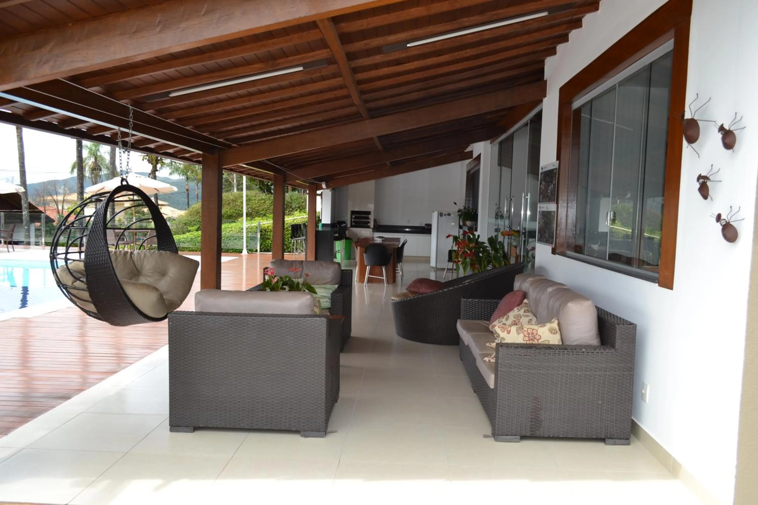 Patio in Pousada Suítes do Lago