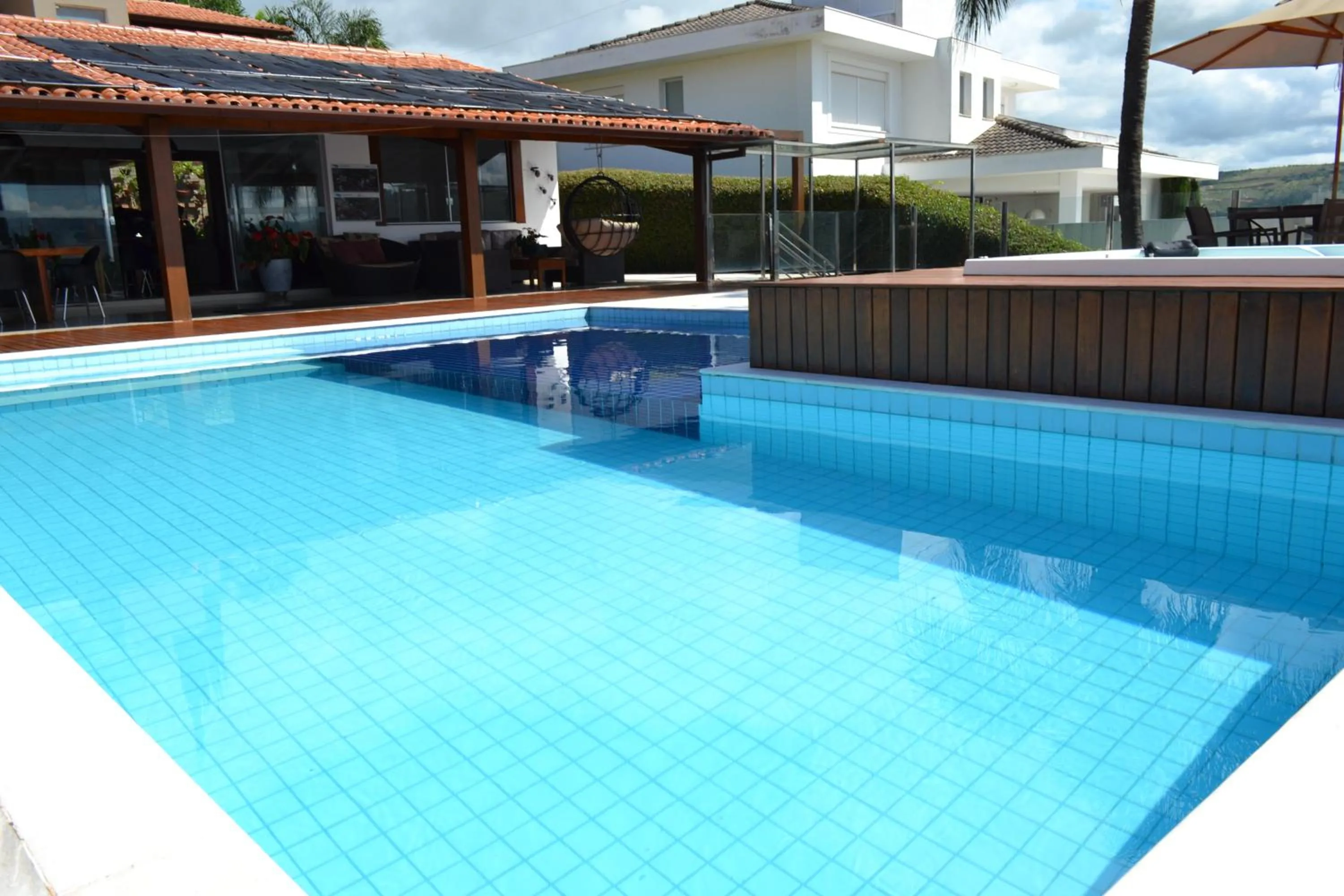 Pool view in Pousada Suítes do Lago