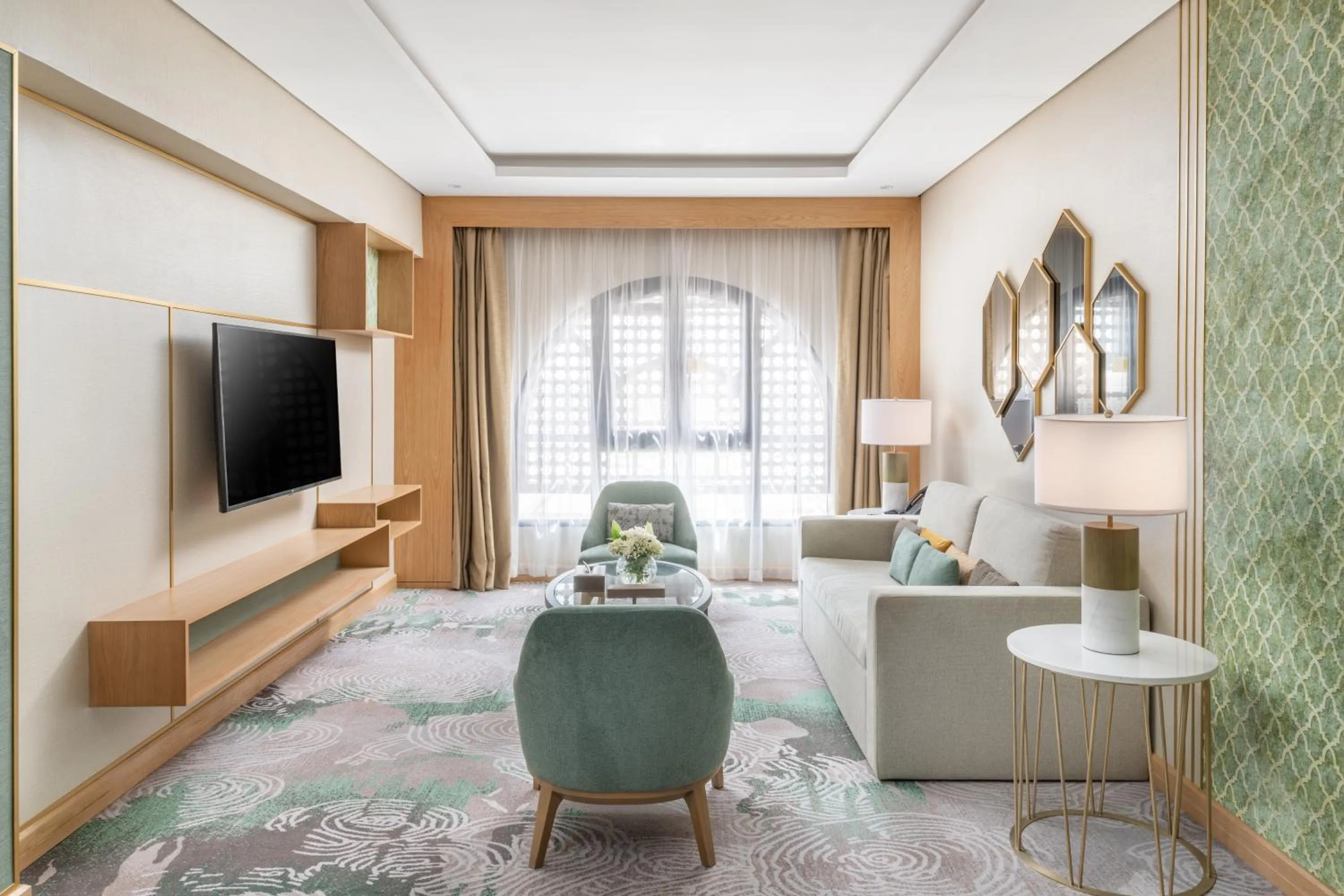 Living room in Taiba Suites Madinah