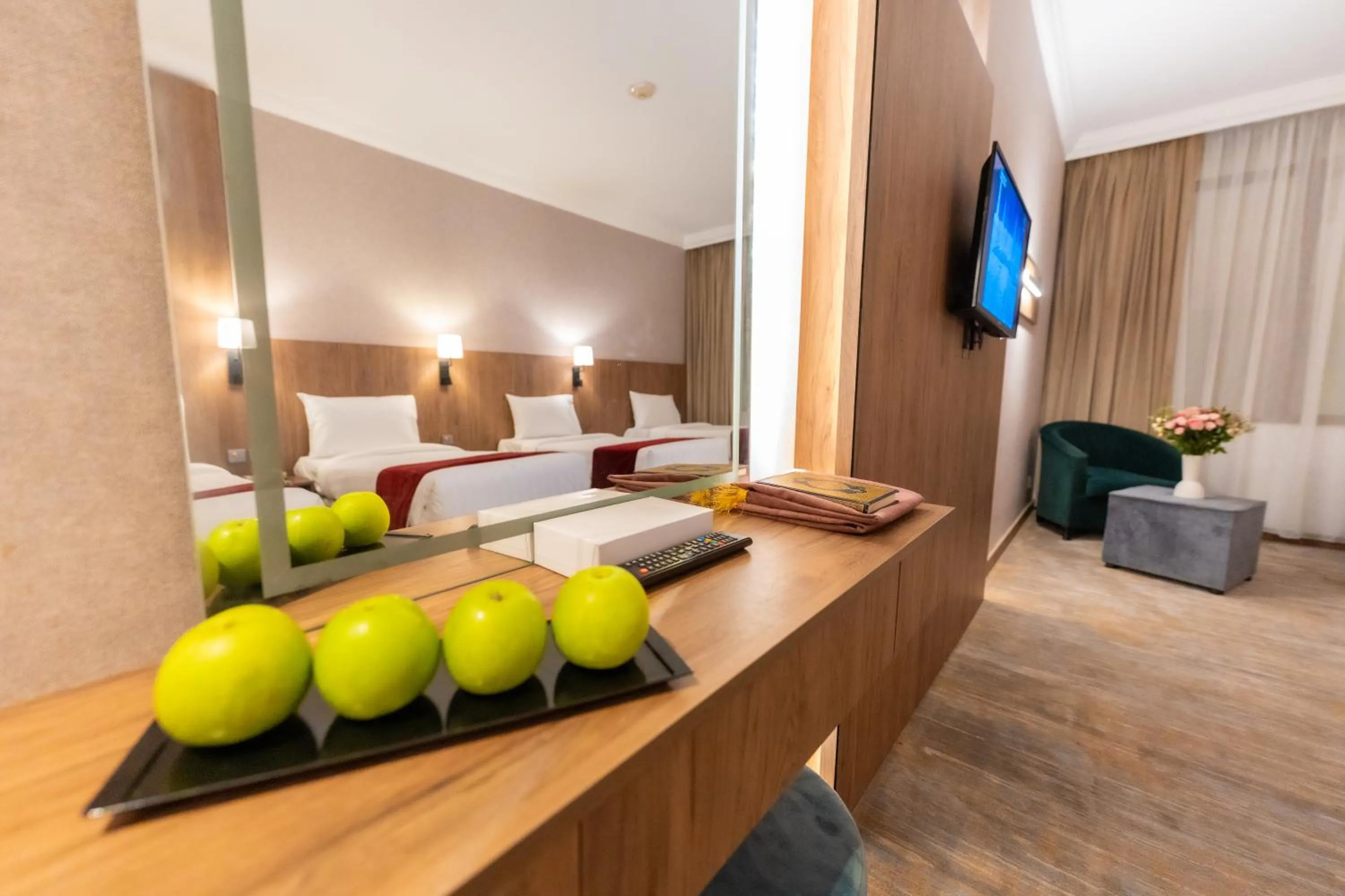 Bed in Hayah Golden Hotel