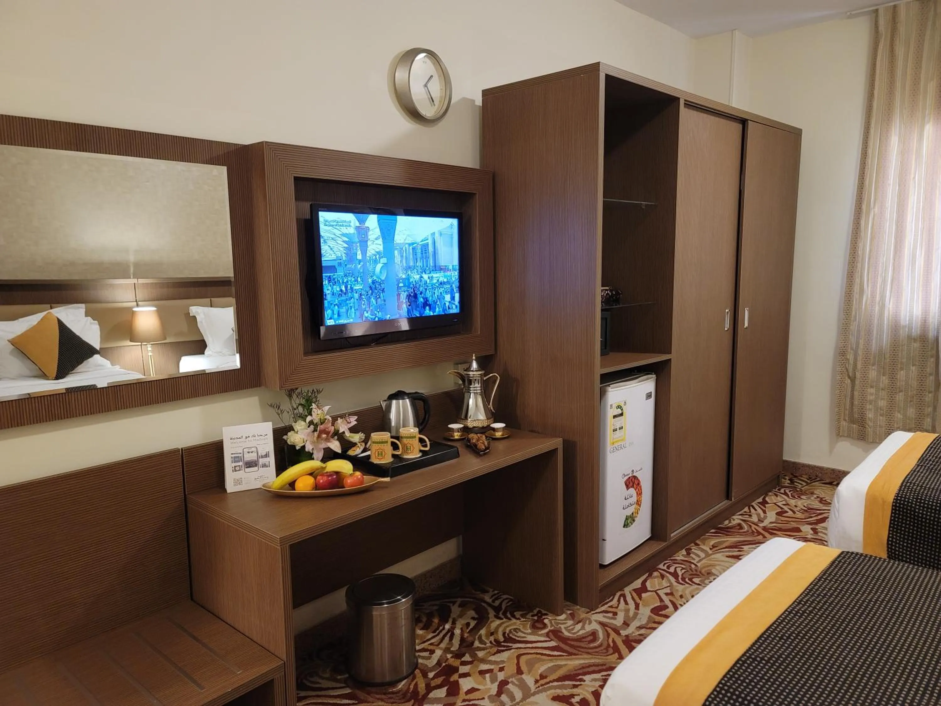 Bed in Al Ansar Palace Golden Tulip Hotel