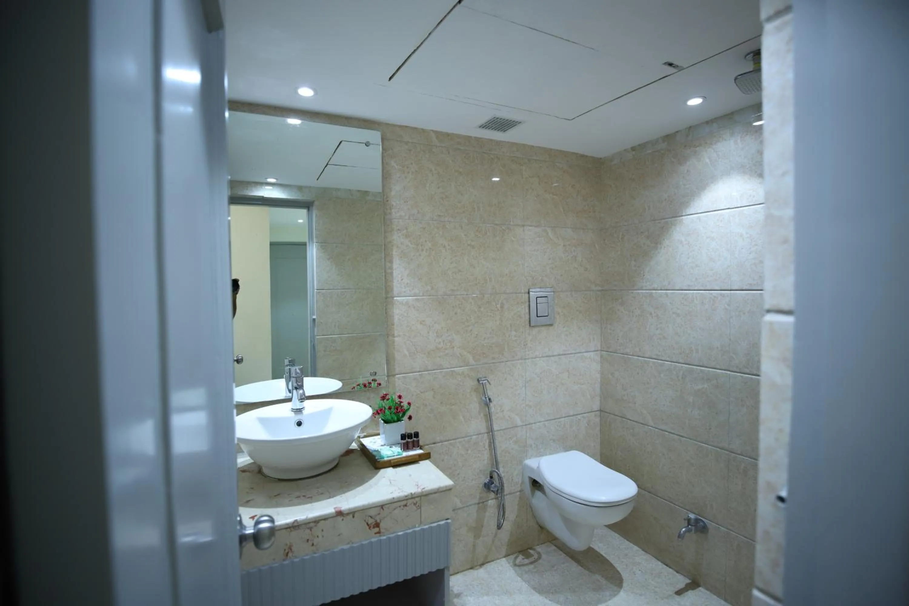 Shower in Hotel Sita International