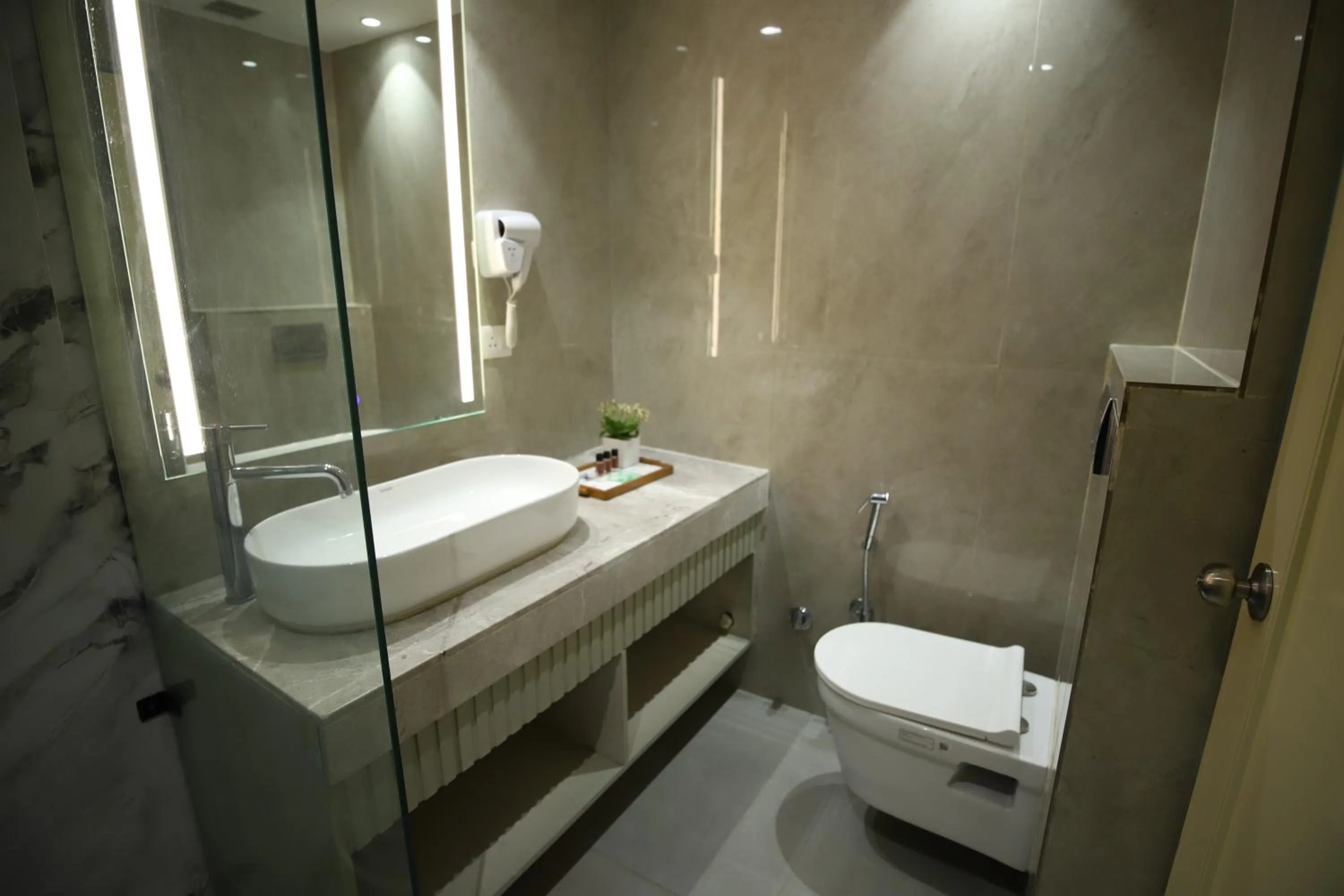 Shower in Hotel Sita International