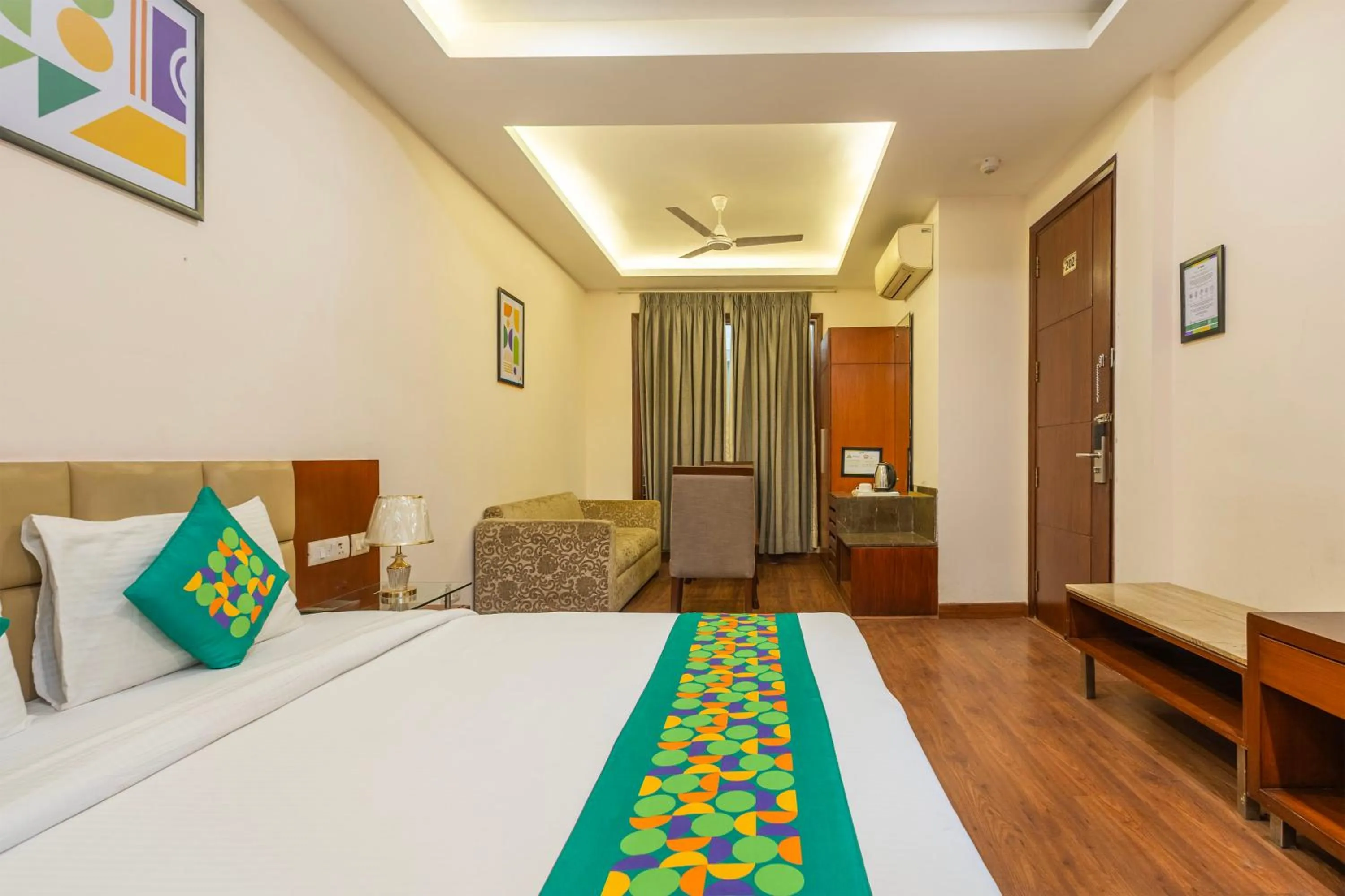 Bedroom, Bed in Treebo Royal Star