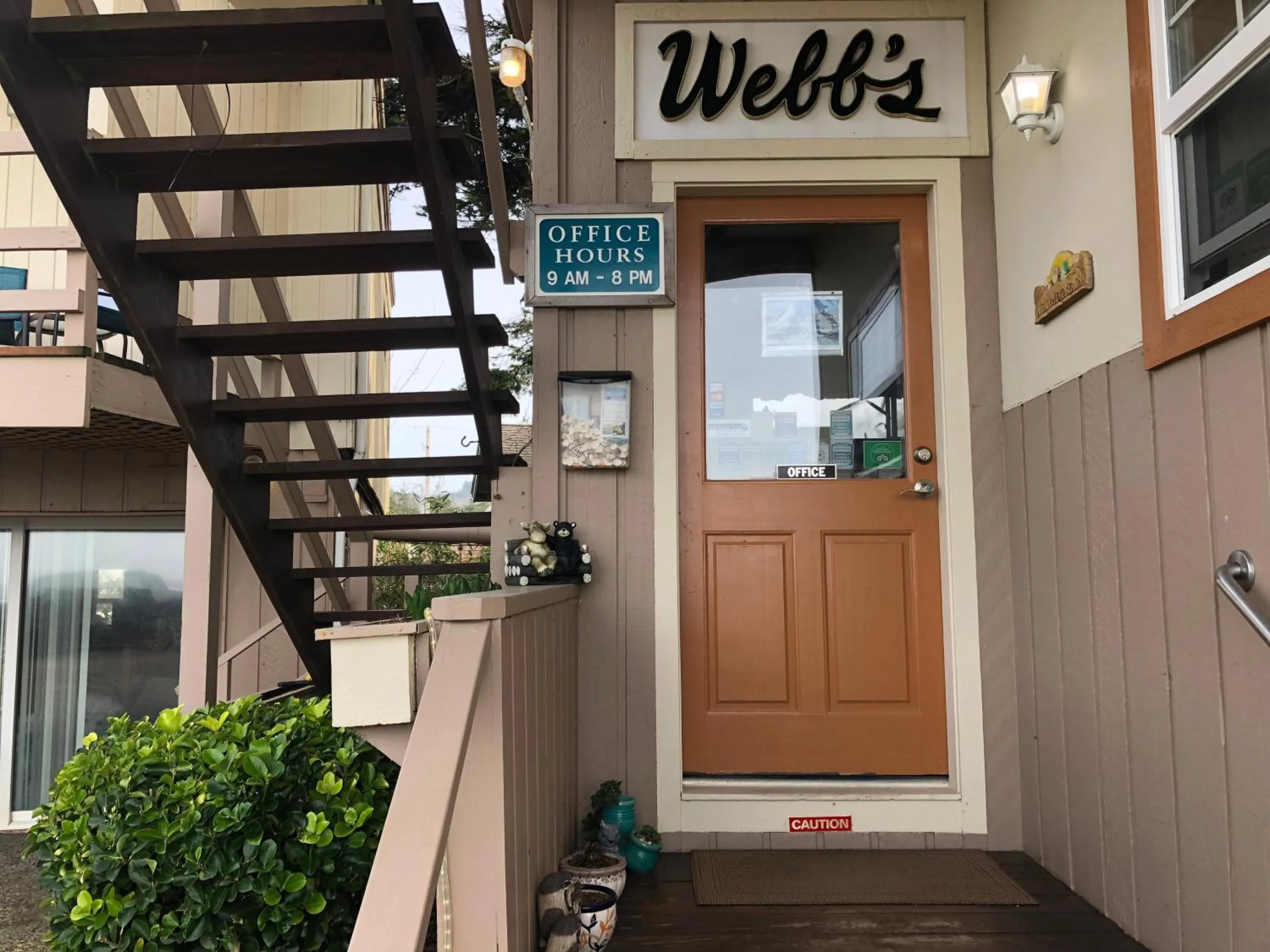 Property building in Webb's Scenic Surf