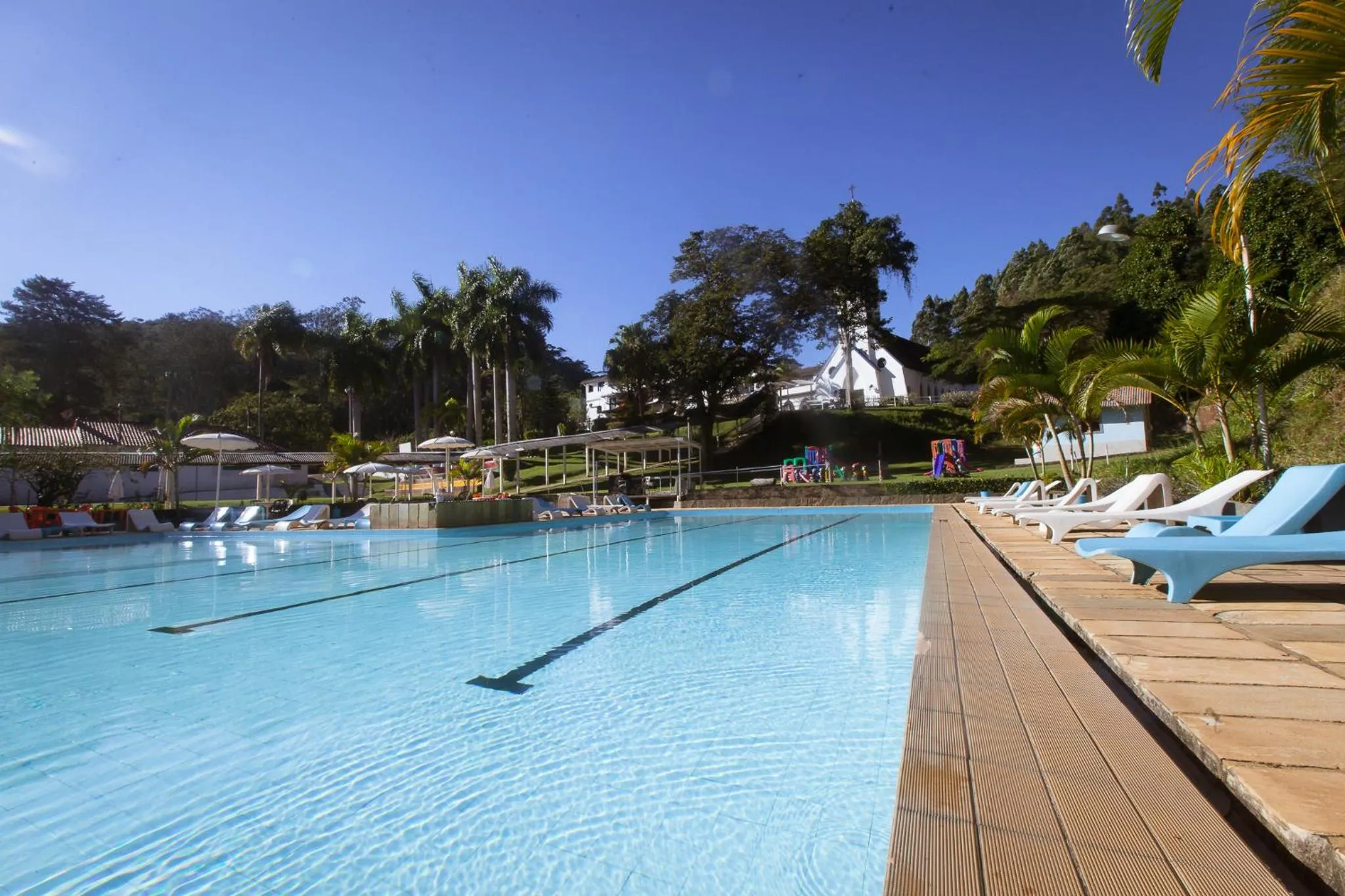 Swimming pool in Hotel Fazenda Santa Barbara