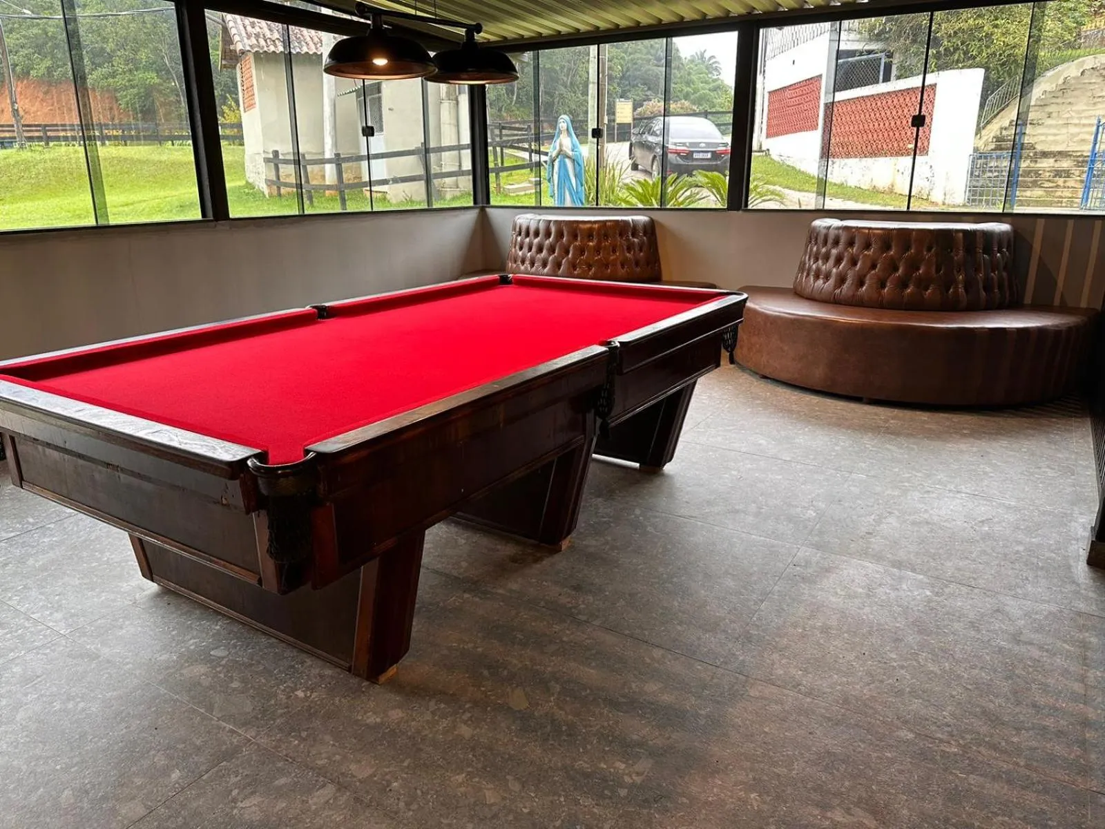 Billiard in Hotel Fazenda Santa Barbara