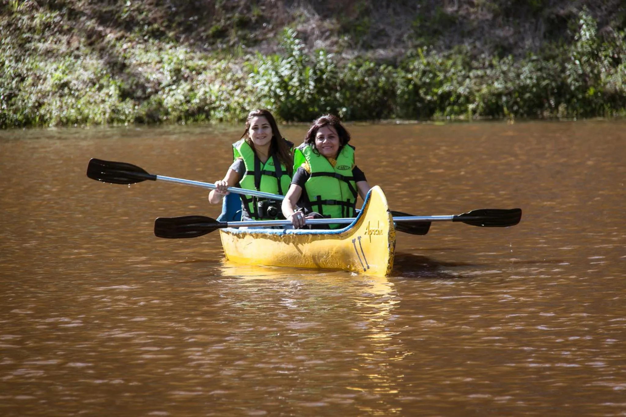 Canoeing in Hotel Fazenda Santa Barbara