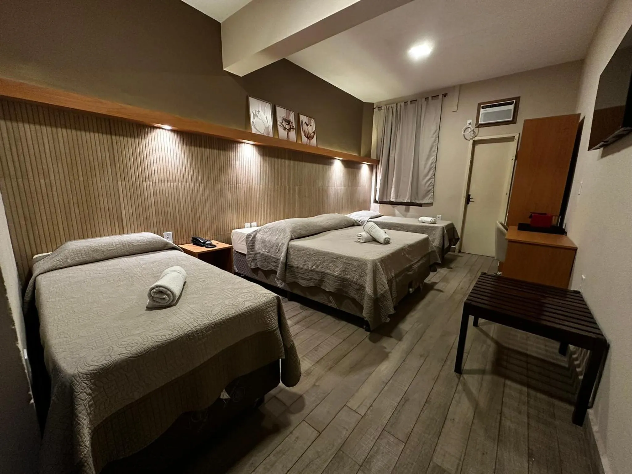 Bed in Hotel Fazenda Santa Barbara