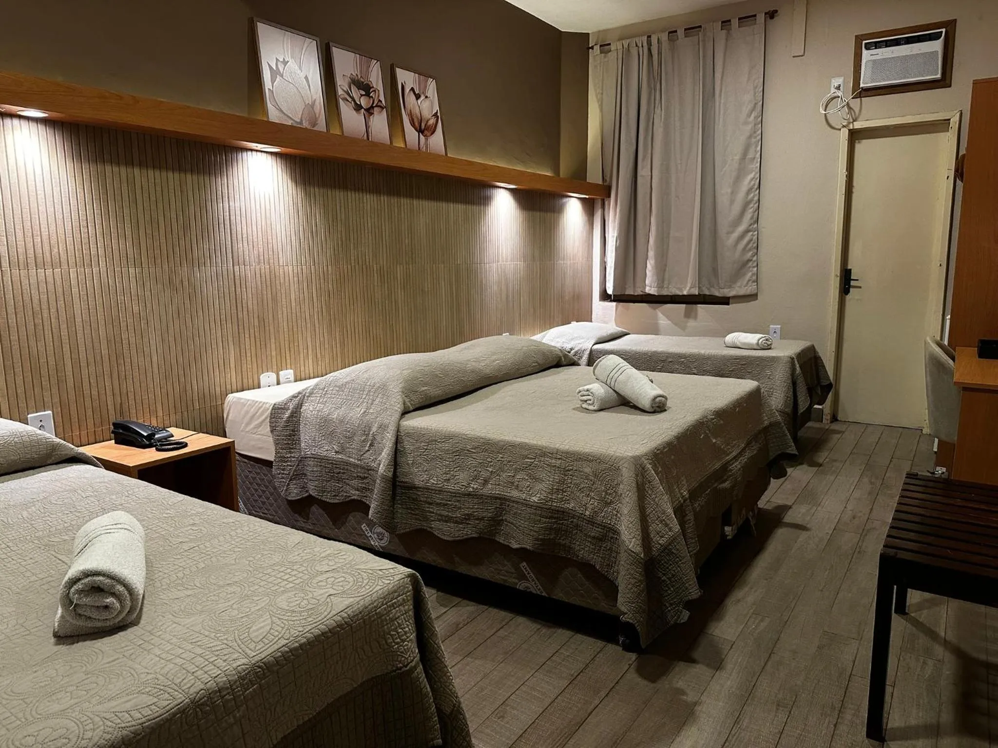 Bed in Hotel Fazenda Santa Barbara