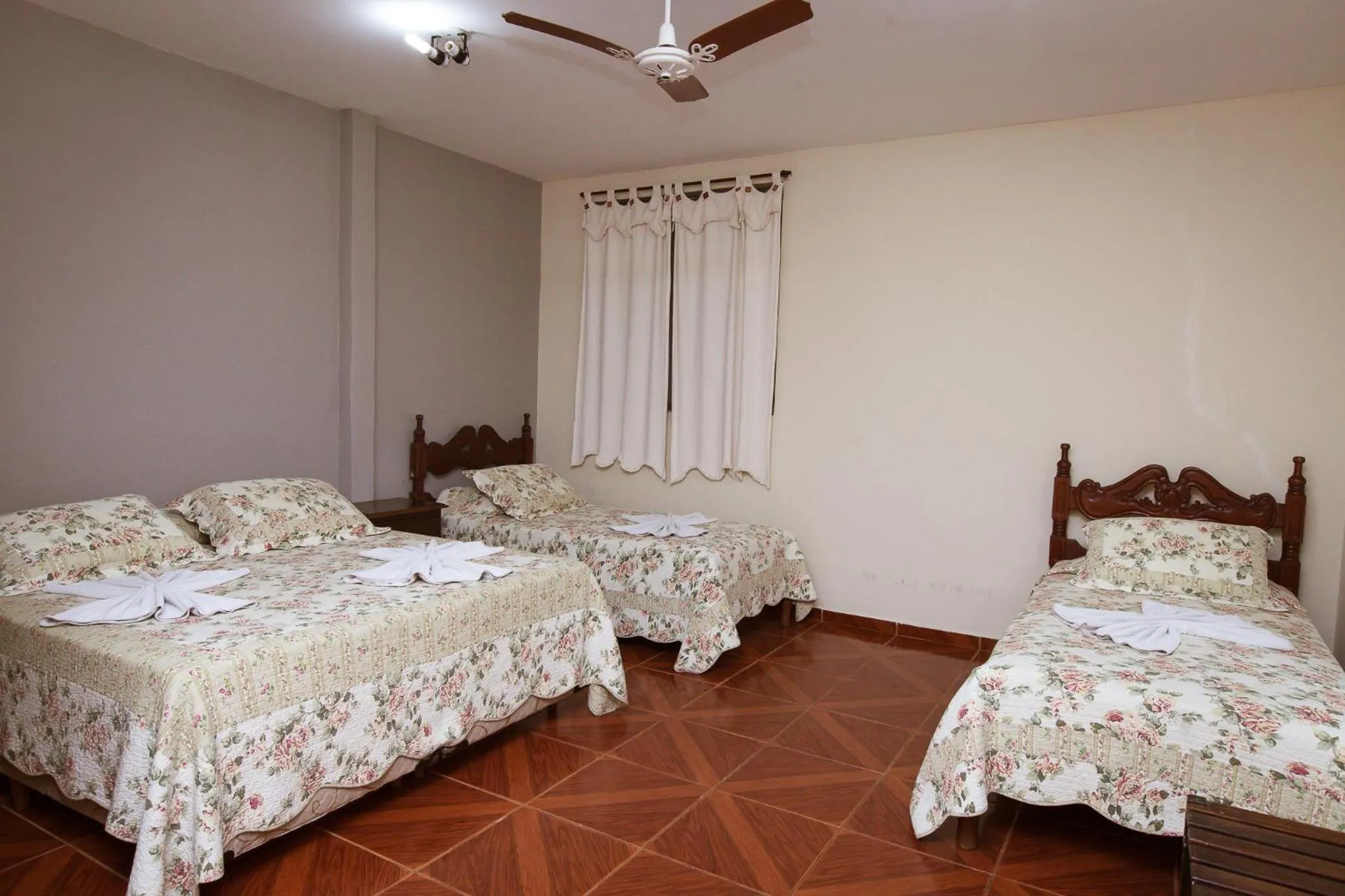 Bed in Hotel Fazenda Santa Barbara