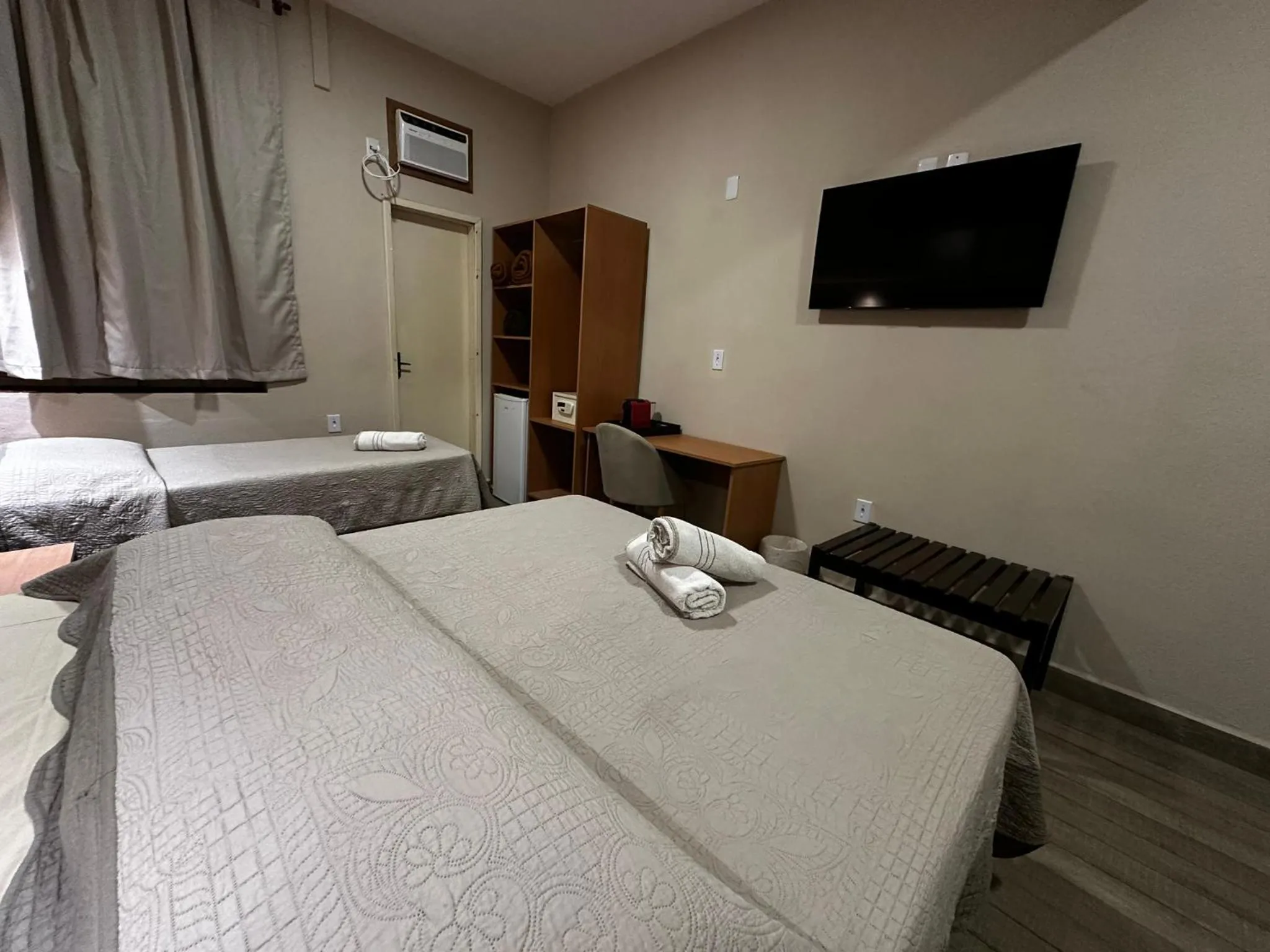 Bed in Hotel Fazenda Santa Barbara