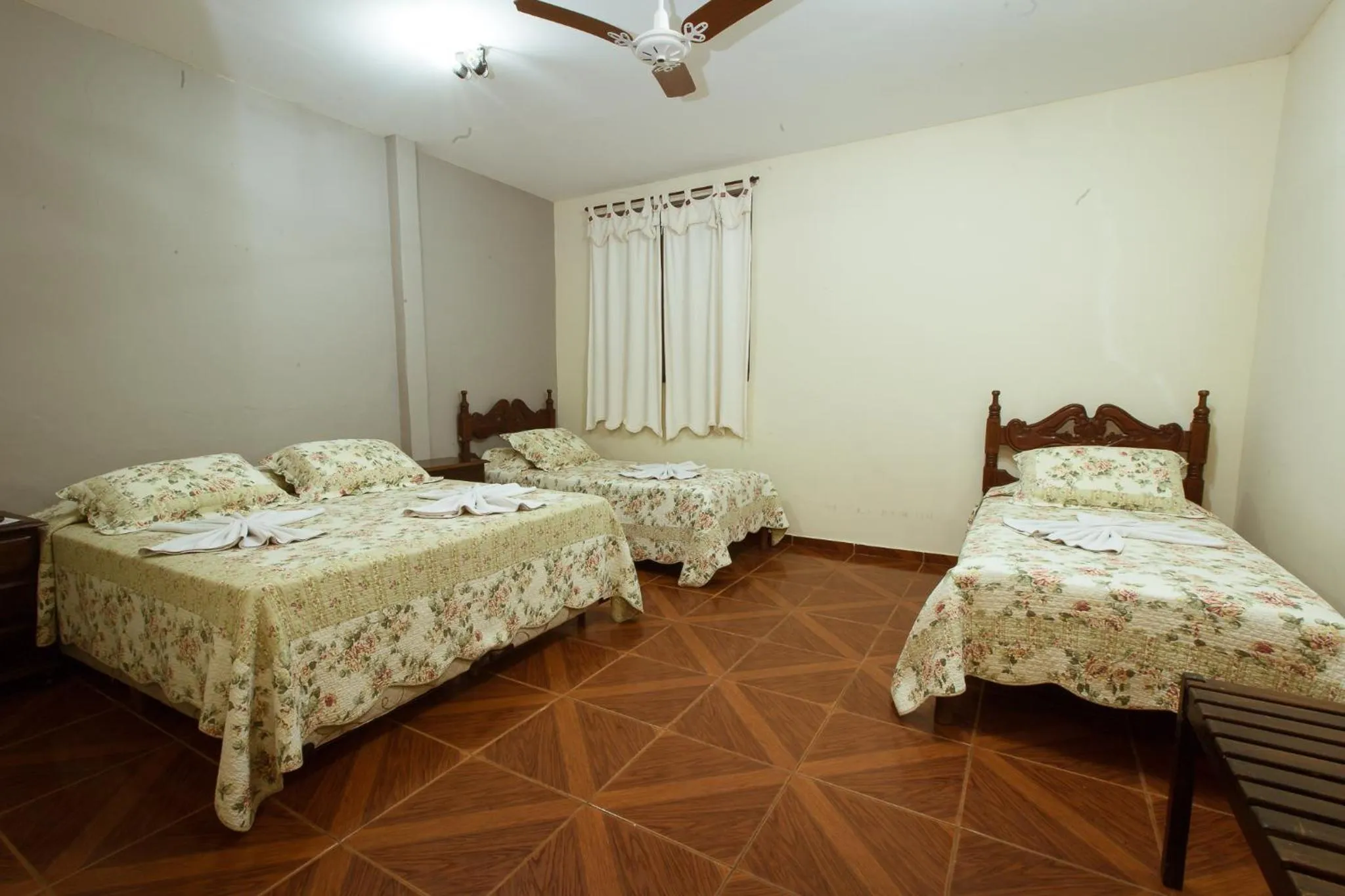 Bed in Hotel Fazenda Santa Barbara