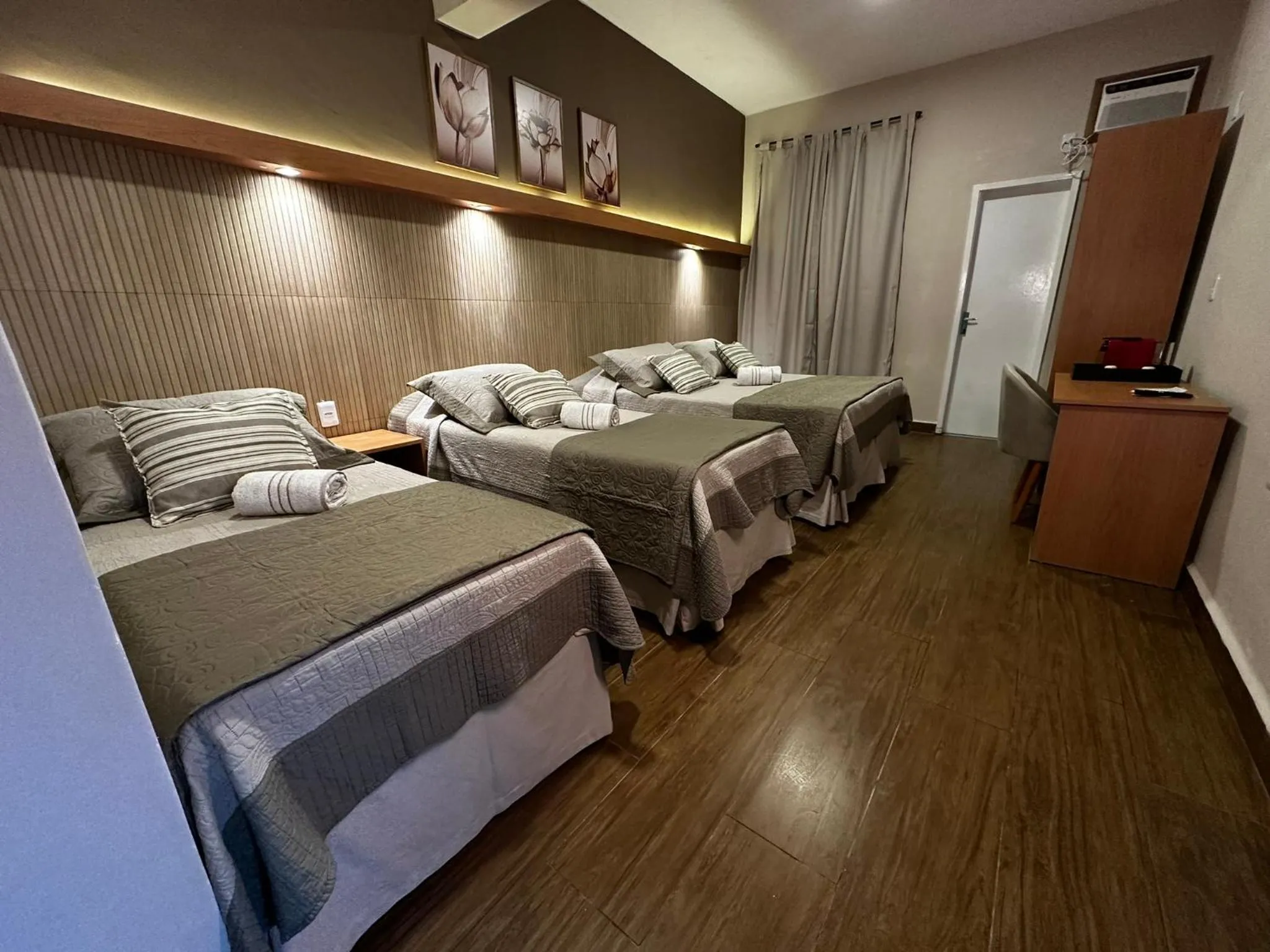 Bed in Hotel Fazenda Santa Barbara