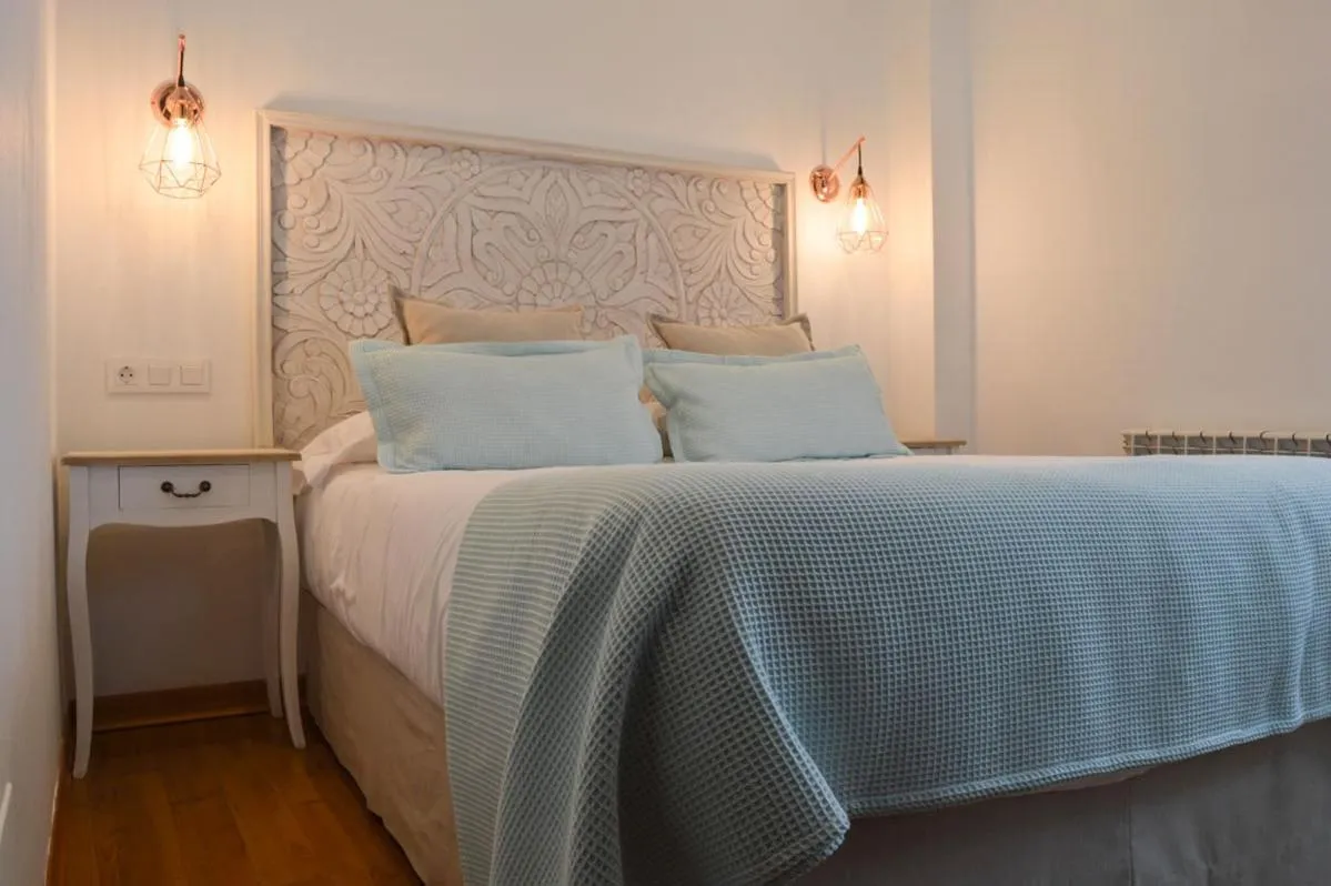 Bed in Posada Rural La Flor